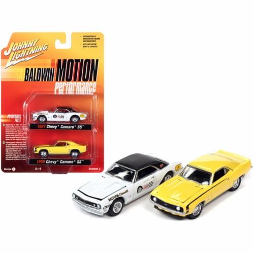 CHEVY CAMARO SS 1967 y CHEVY CAMARO SS 1969 a escala 1/64: BALDWIN MOTION PERFORMANCE