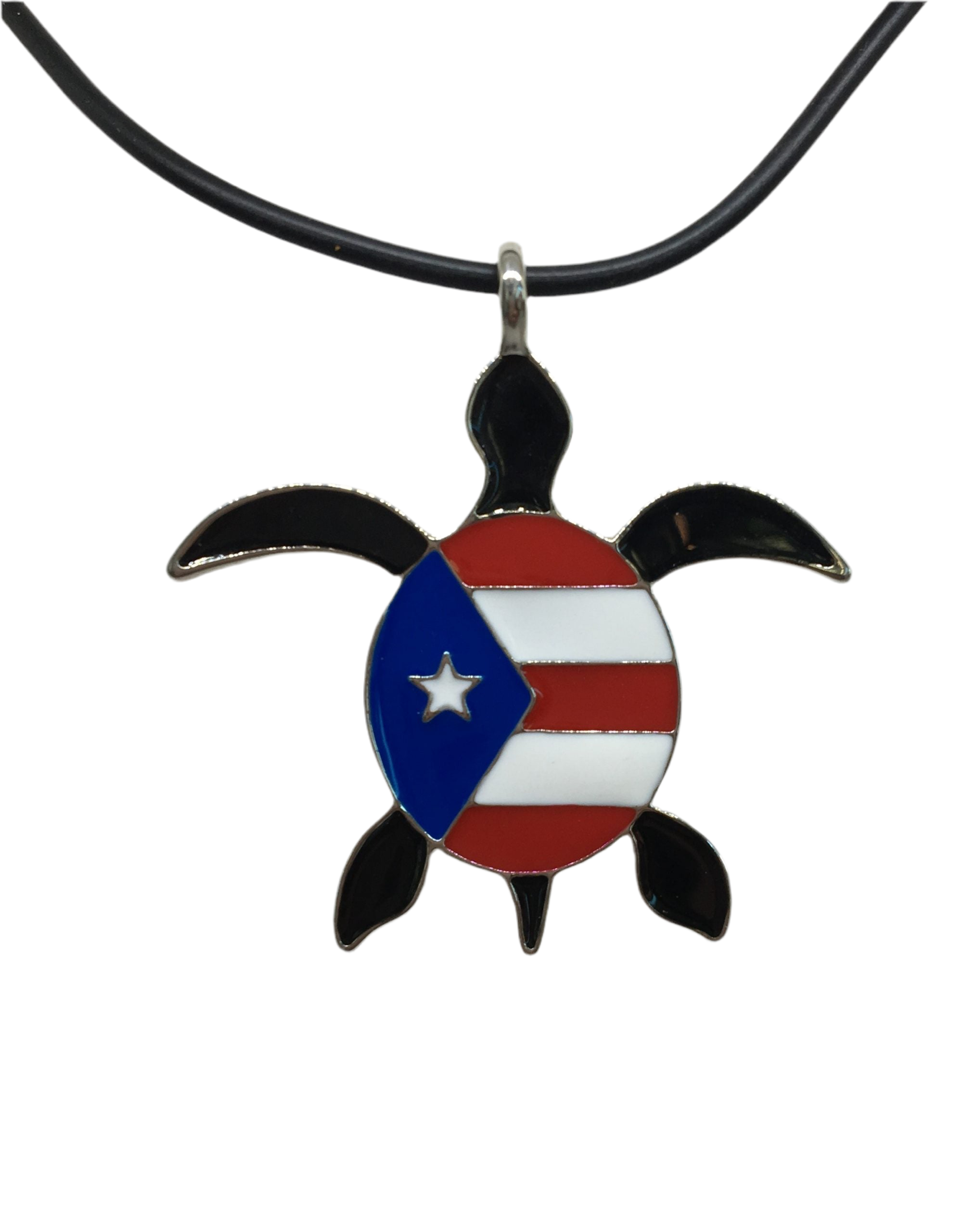 Collar de PR - Tortuga con bandera