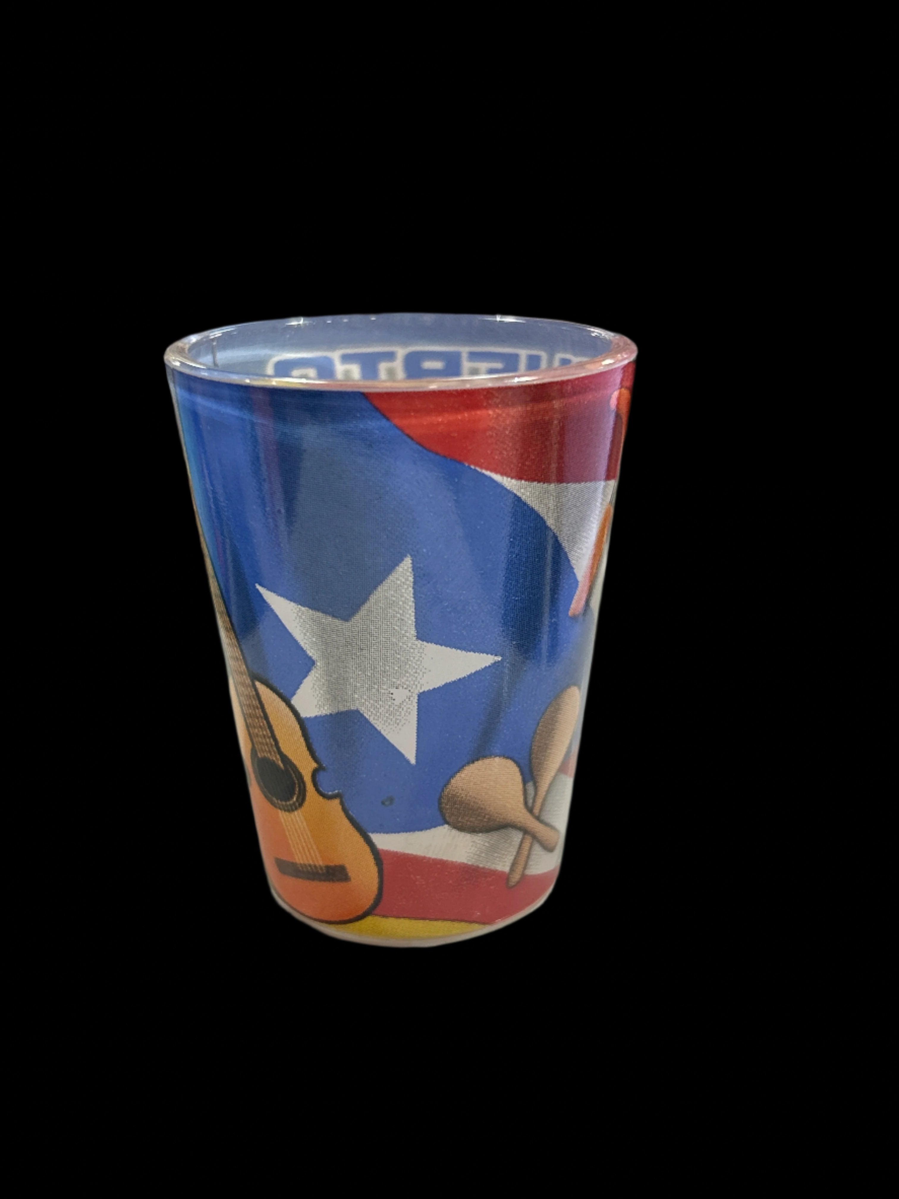 3" PUERTO RICO INSTRUMENTS SHOTGLASS
