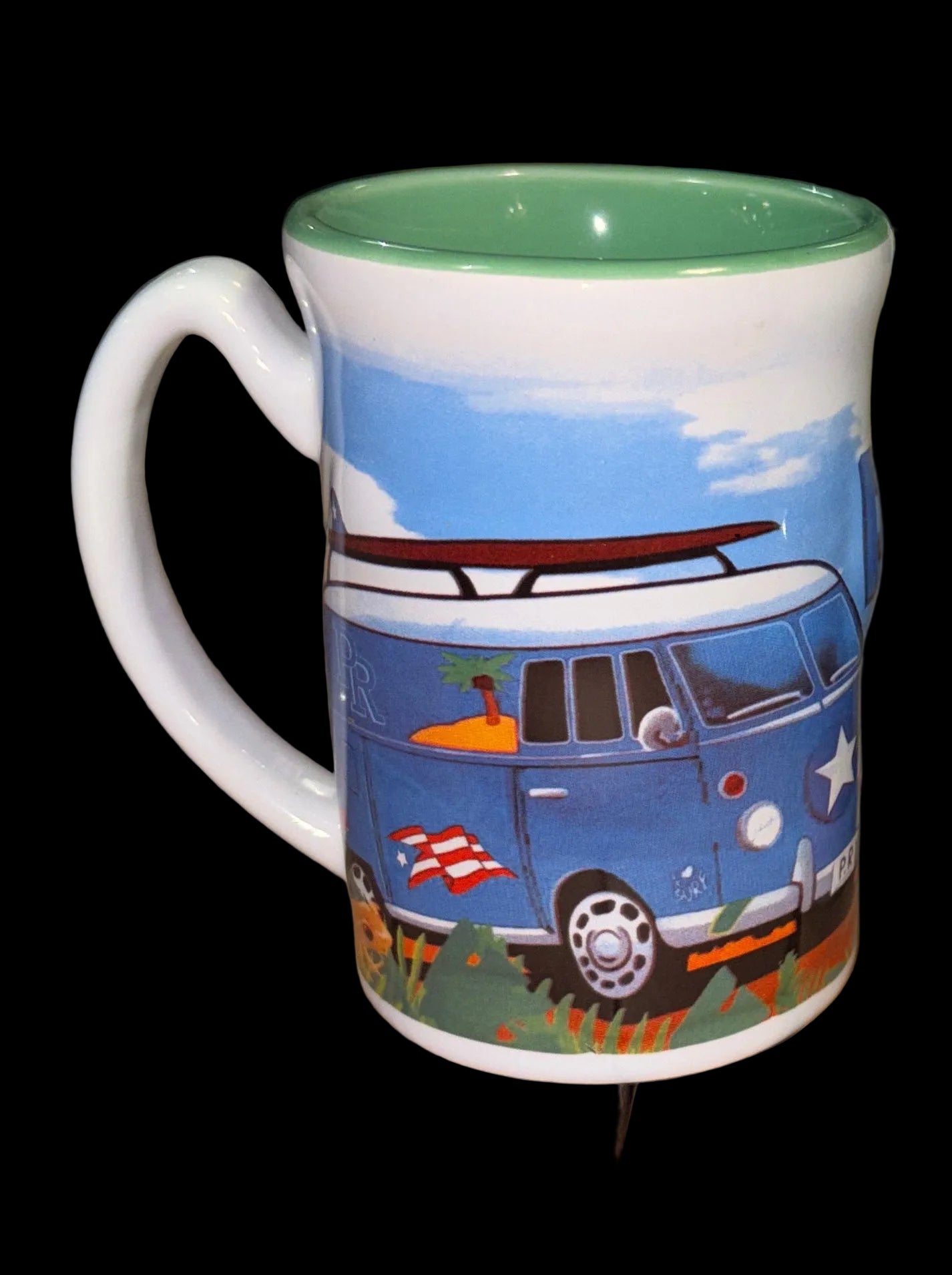 TAZA DE PUERTO RICO RELIEVE VOLKSWAGON - VOLKSWAGEN MUG EMBOSSED