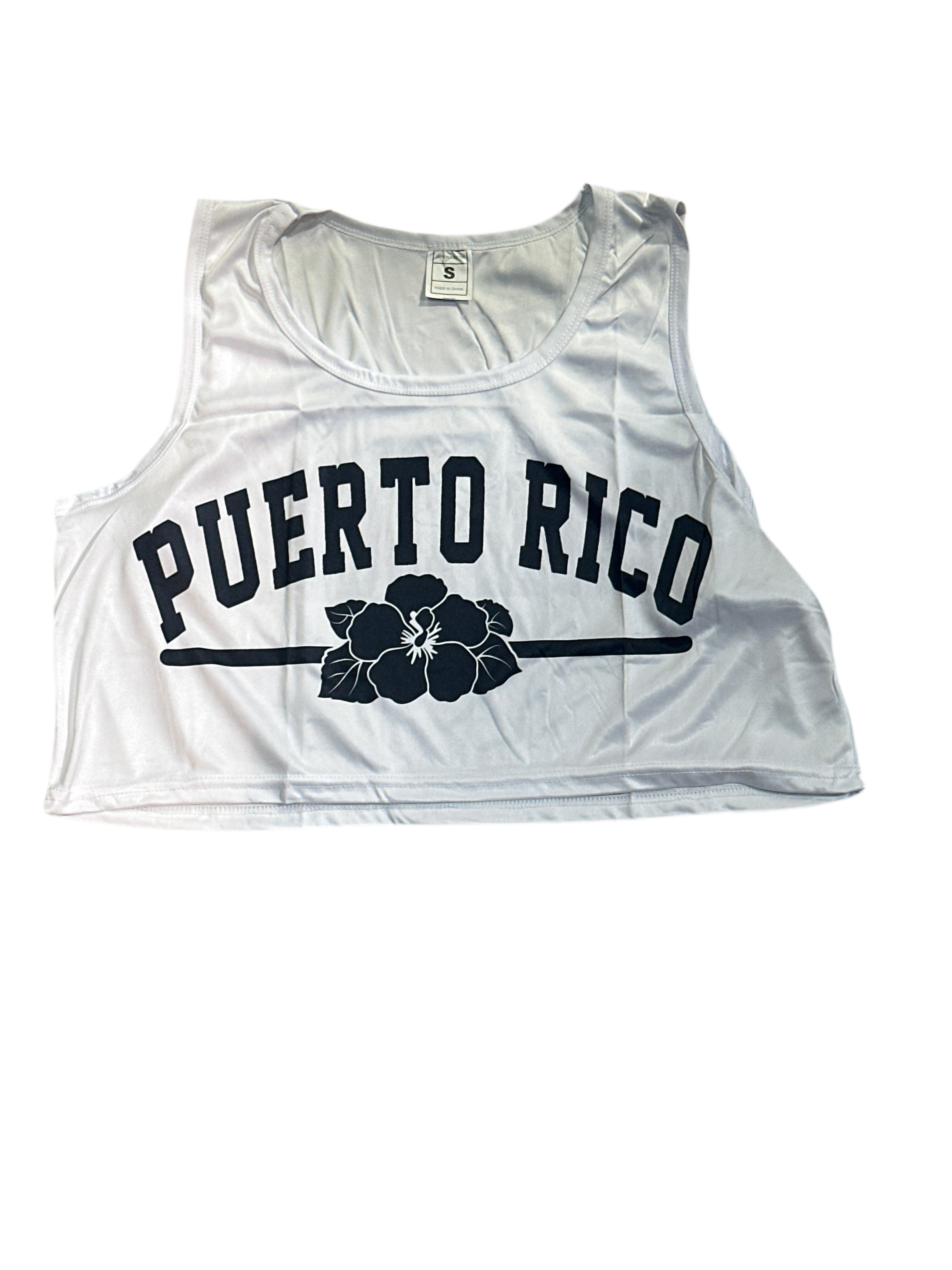 CAMISA DE PUERTO RICO - WHITE MUJER