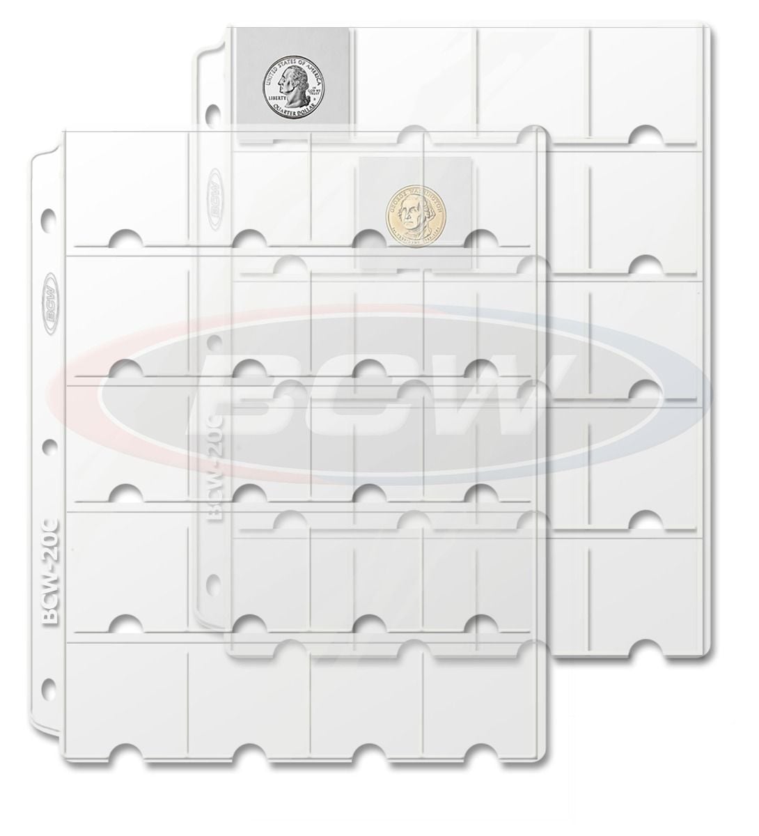 20 POCKET PAGES WITH THUMB CUT