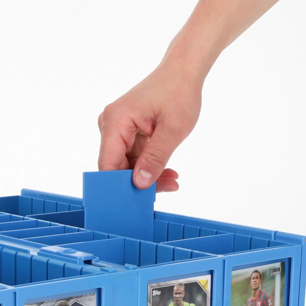 BCW COLLECTIBLE CARD BIN 1,600 COUNT BLUE