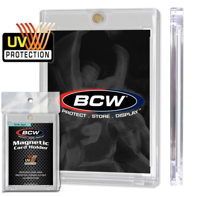 BCW MAGNETIC CARD HOLDER - 75 PT