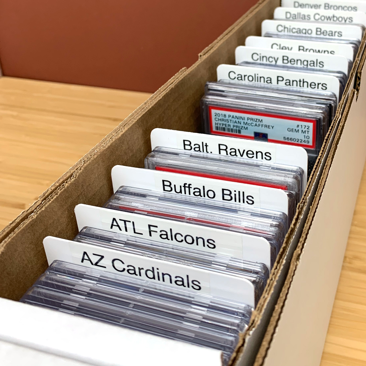 GRADED TRADING CARD DIVIDERS