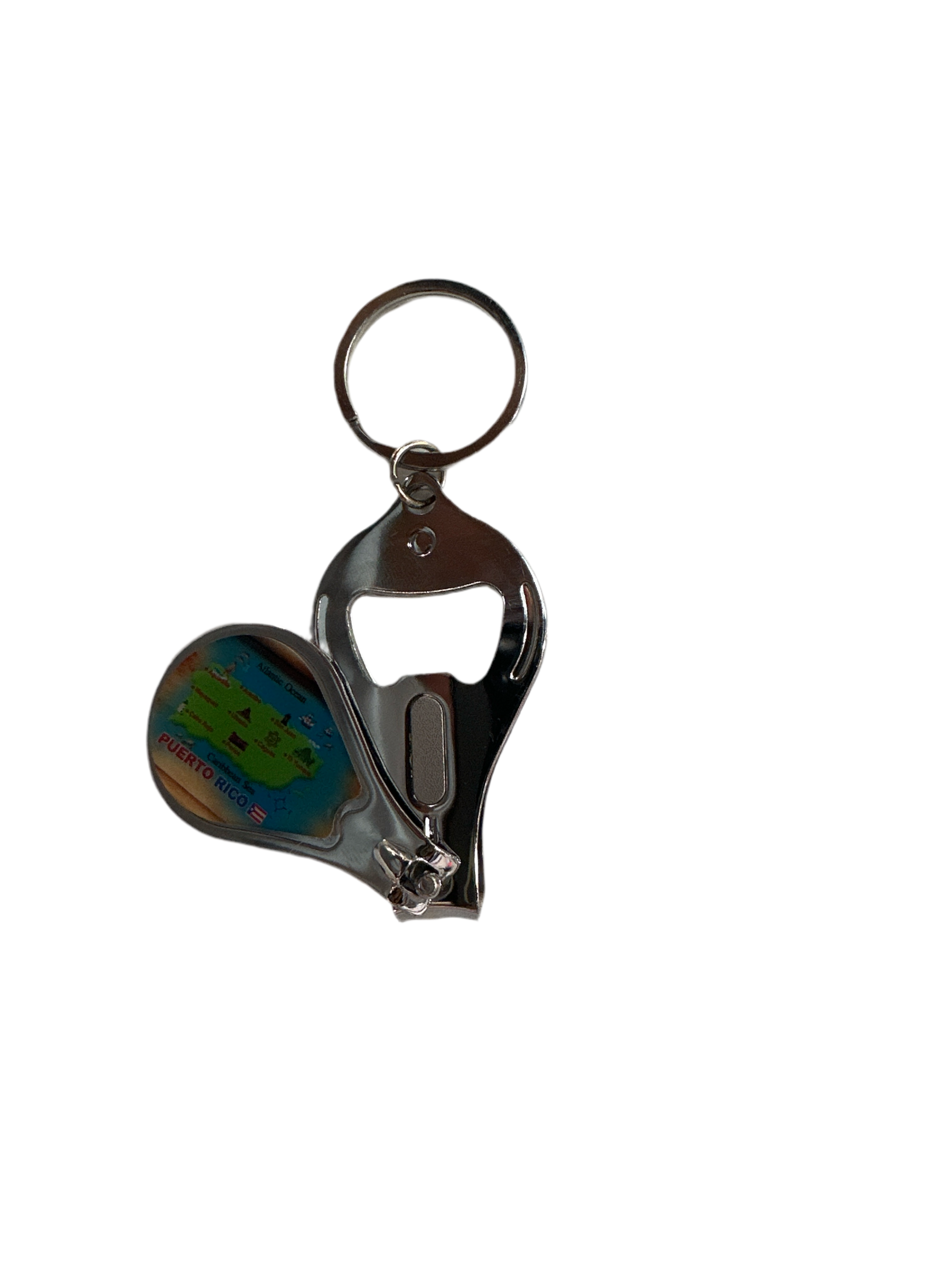 NAIL CLIPPER KEYCHAIN OF PUERTO RICO