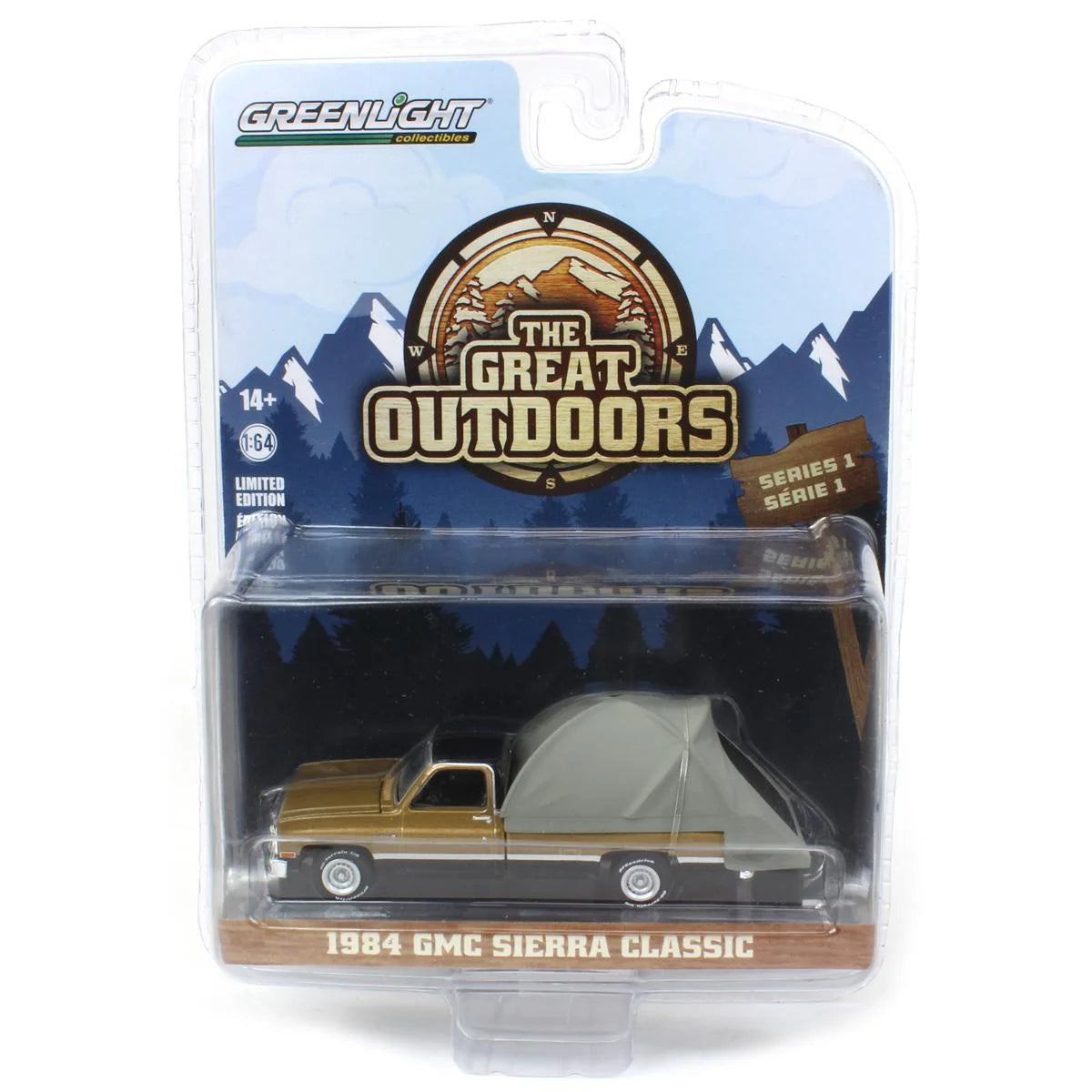1/64 1984 GMC SIERRA CLASSIC - THE GREAT OUTDOORS