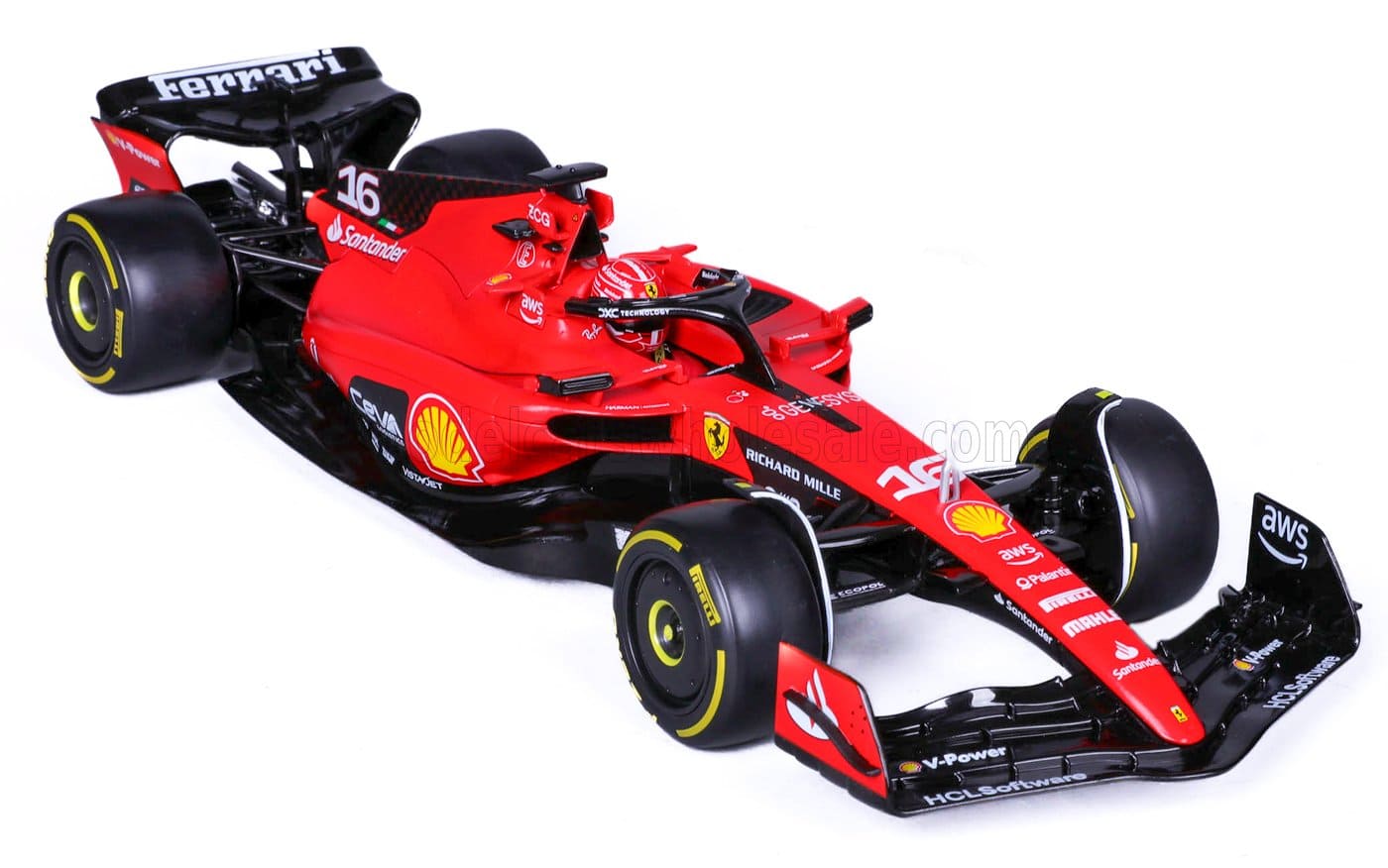 1/24 BURAGO SF-23 FERRARI #16 CHARLES LECLERC
