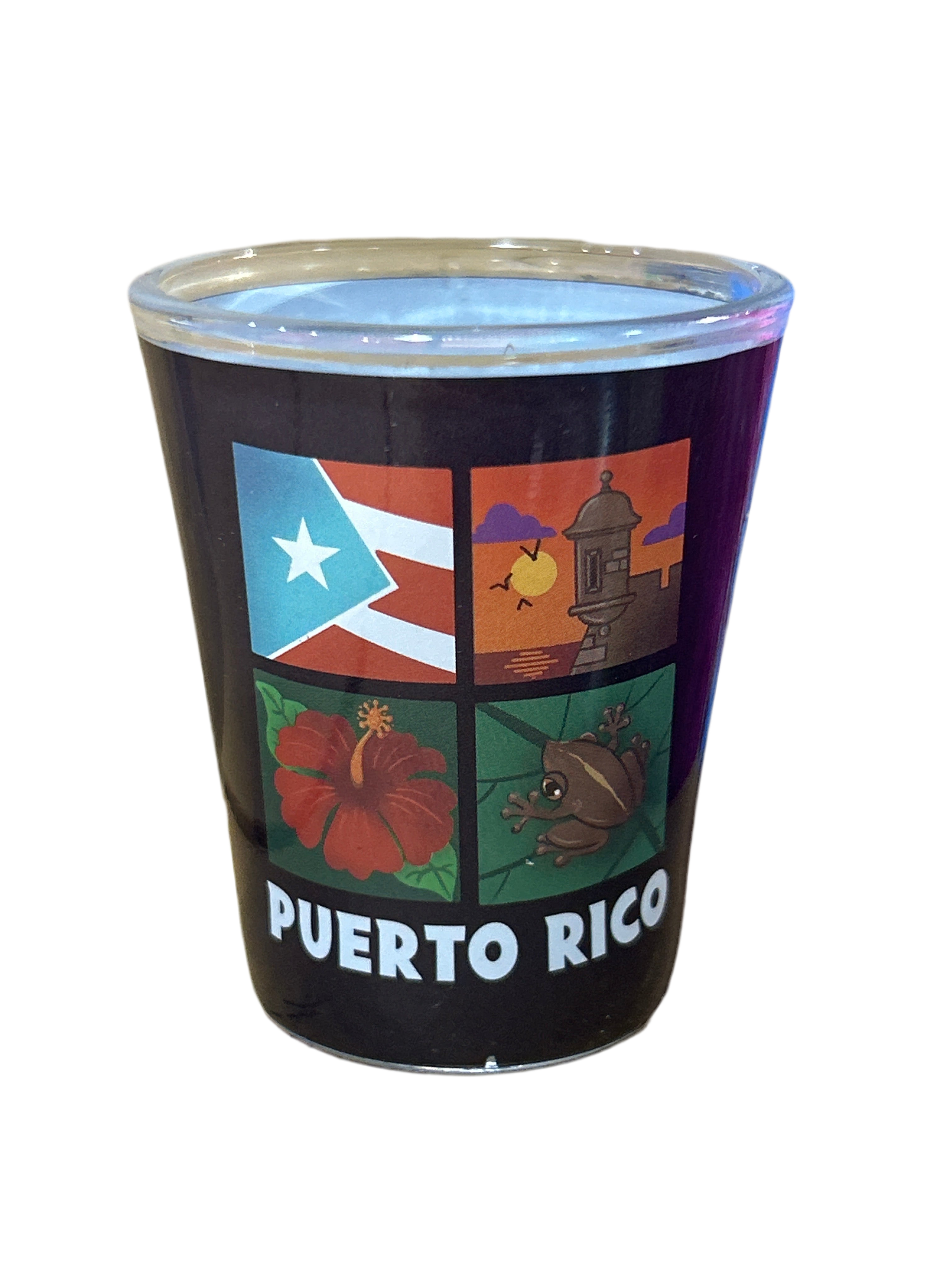 SHOT GLASS PUERTO RICO DESIGN