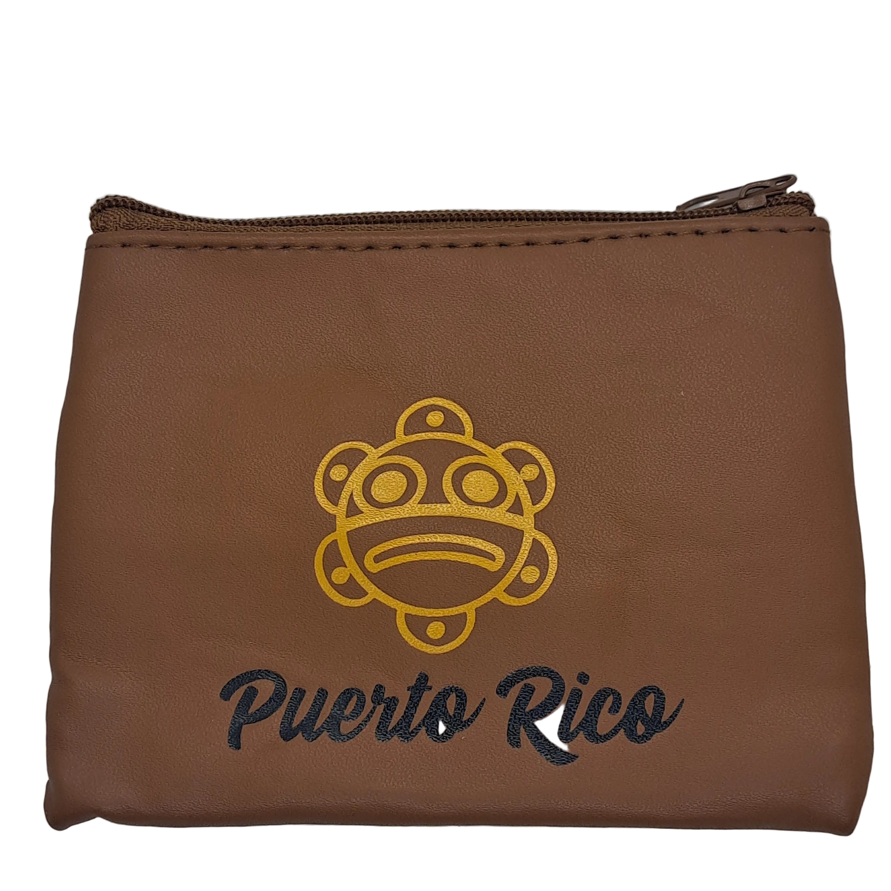 MONEDERO EN CUERO SOL TAINO