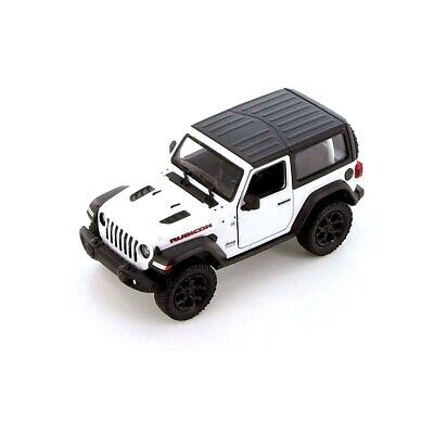 JEEP WRANGLER RUBICON 2018 CON TECHO ABIERTO Y TECHO RÍGIDO A ESCALA 1/32 - KINSMART