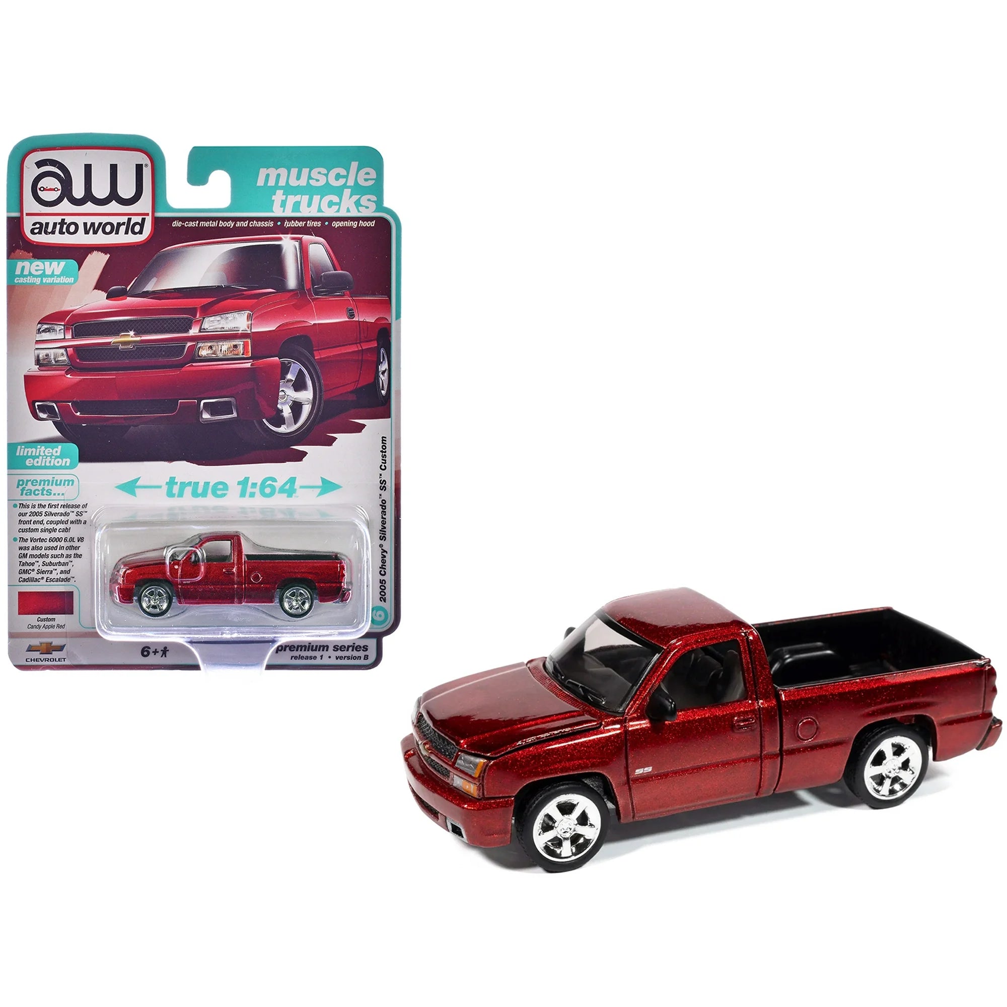 1/64 2005 CHEVY SILVERADO SS CUSTOM - MUSCLE TRUCKS