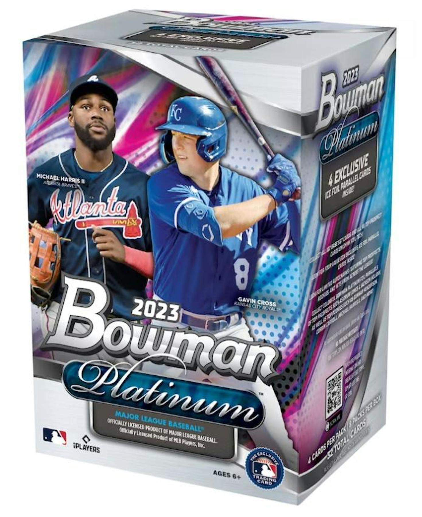 Caja de 8 lanzadores de béisbol Bowman Platinum 2023