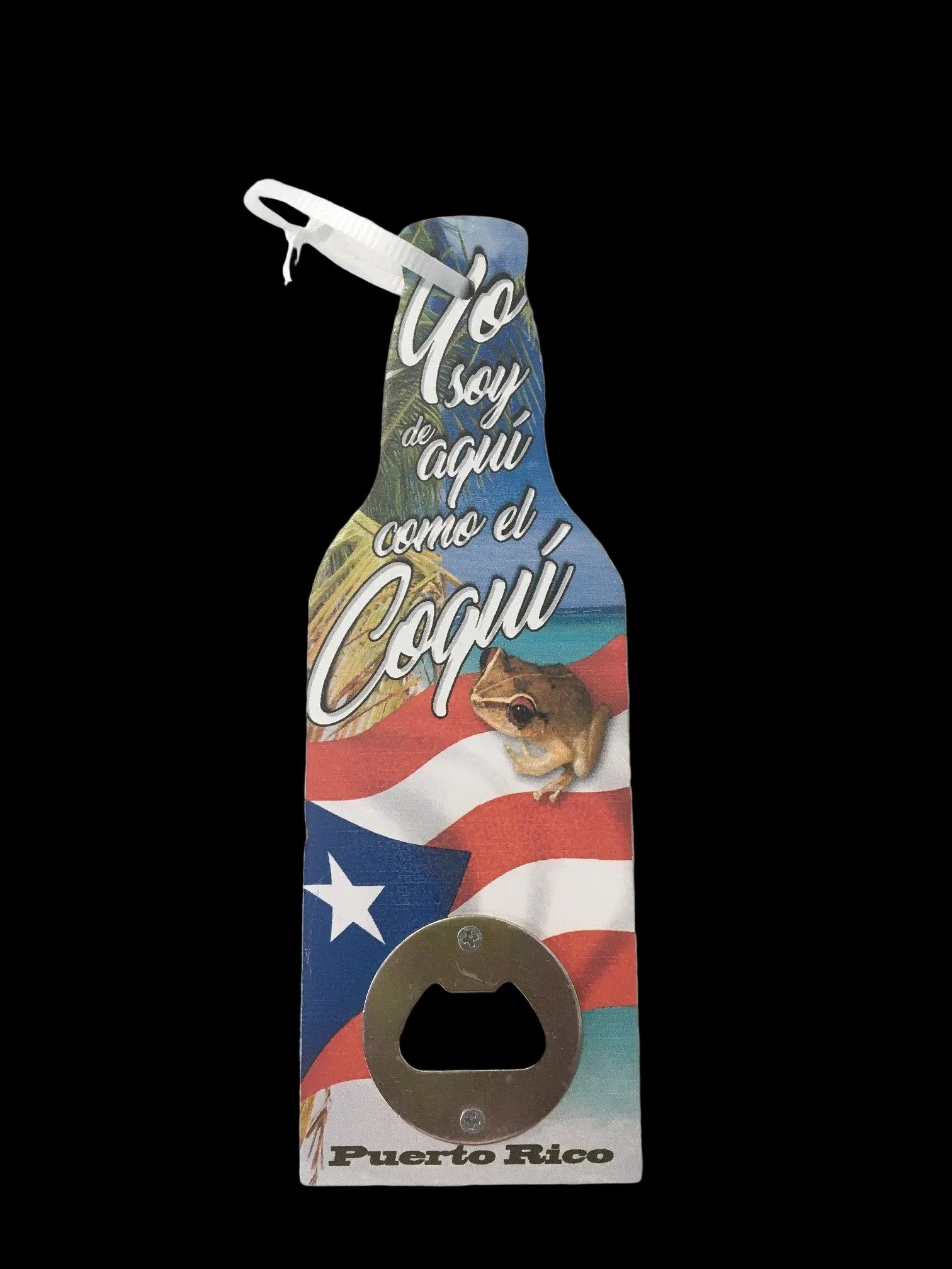 Destapador de botell en madera pequeno (bottle opener) de 8''