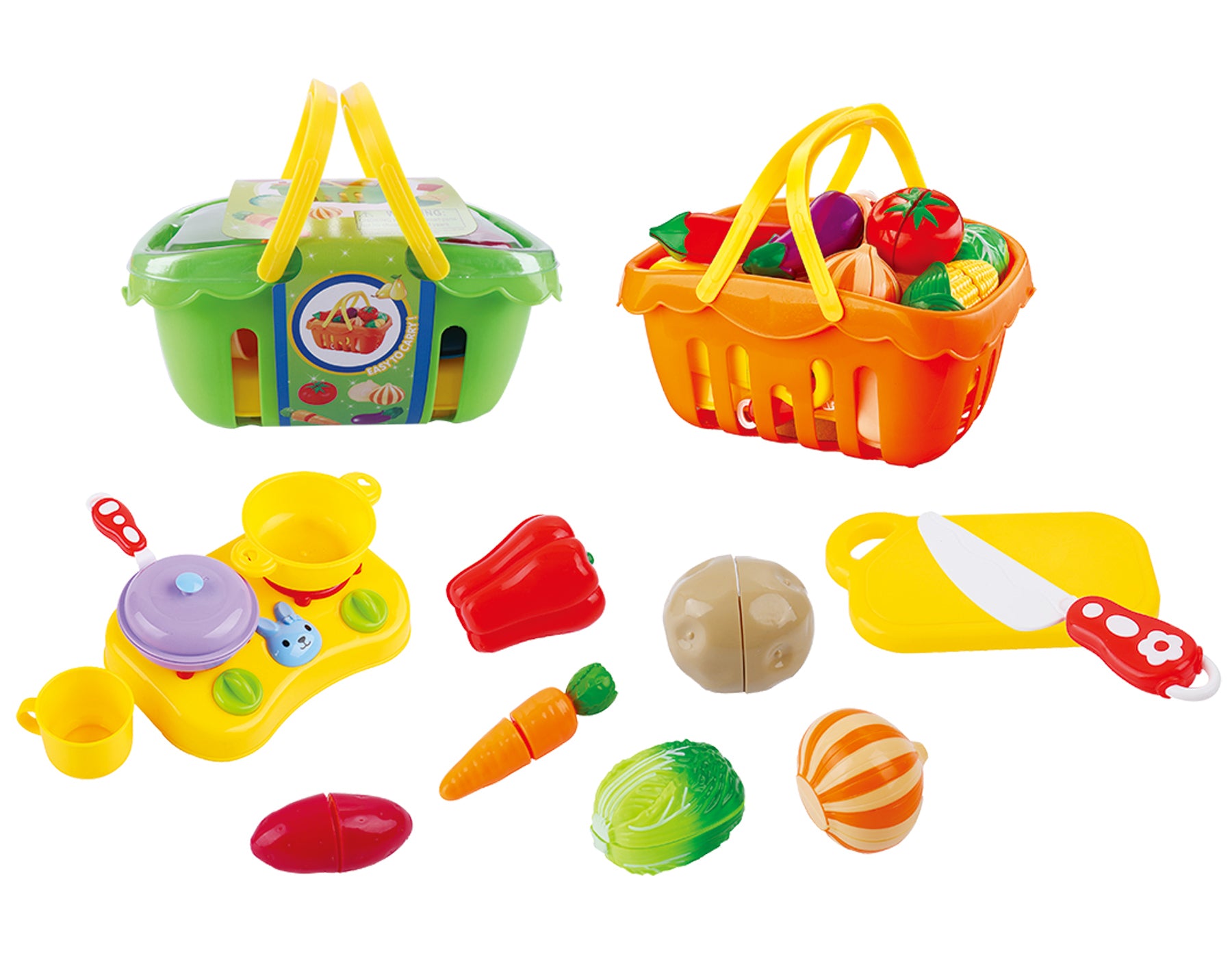 BASKET CUTTING FOOD PLAY SET 11" ITEM #2298