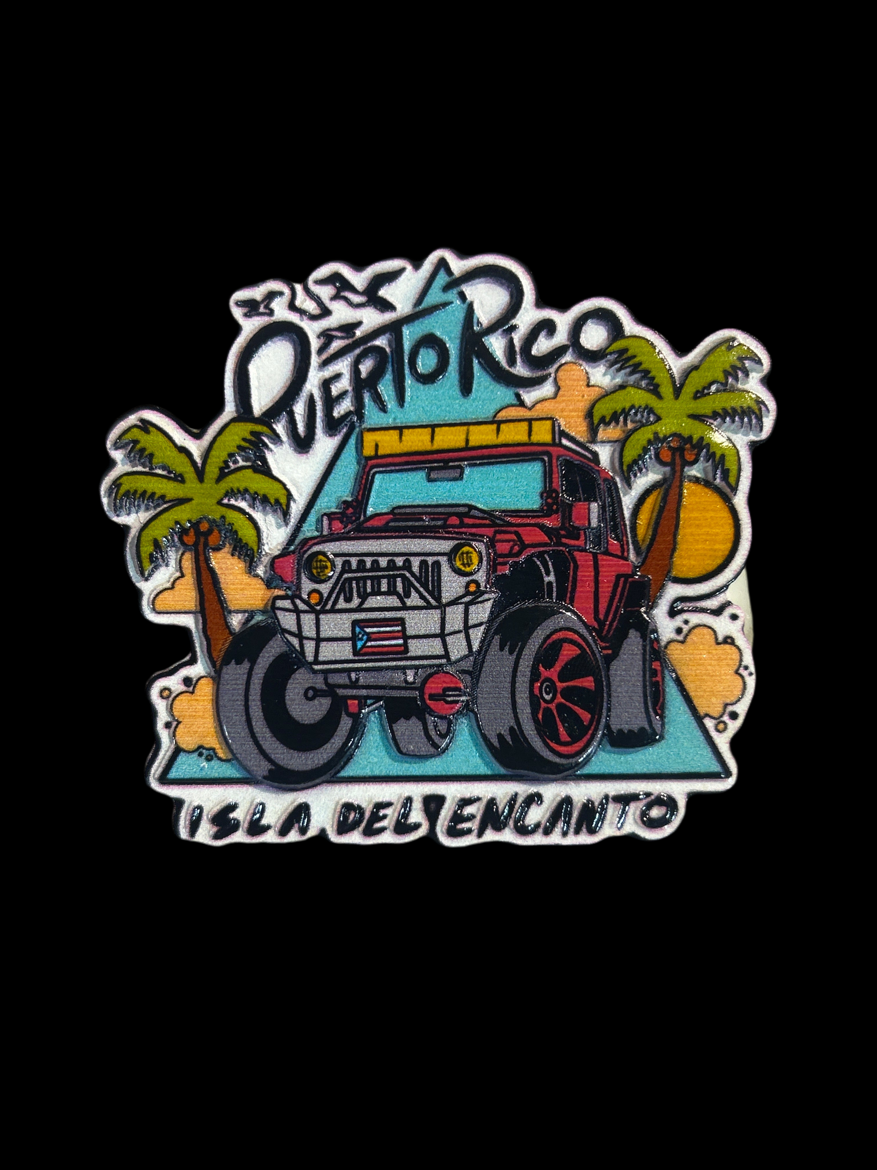 MAGNETO JEEP ISLA DEL ENCANTO PUERTO RICO