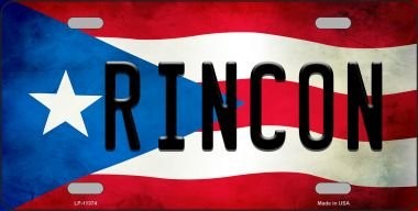 Tablilla de PR. con nombre de pueblos