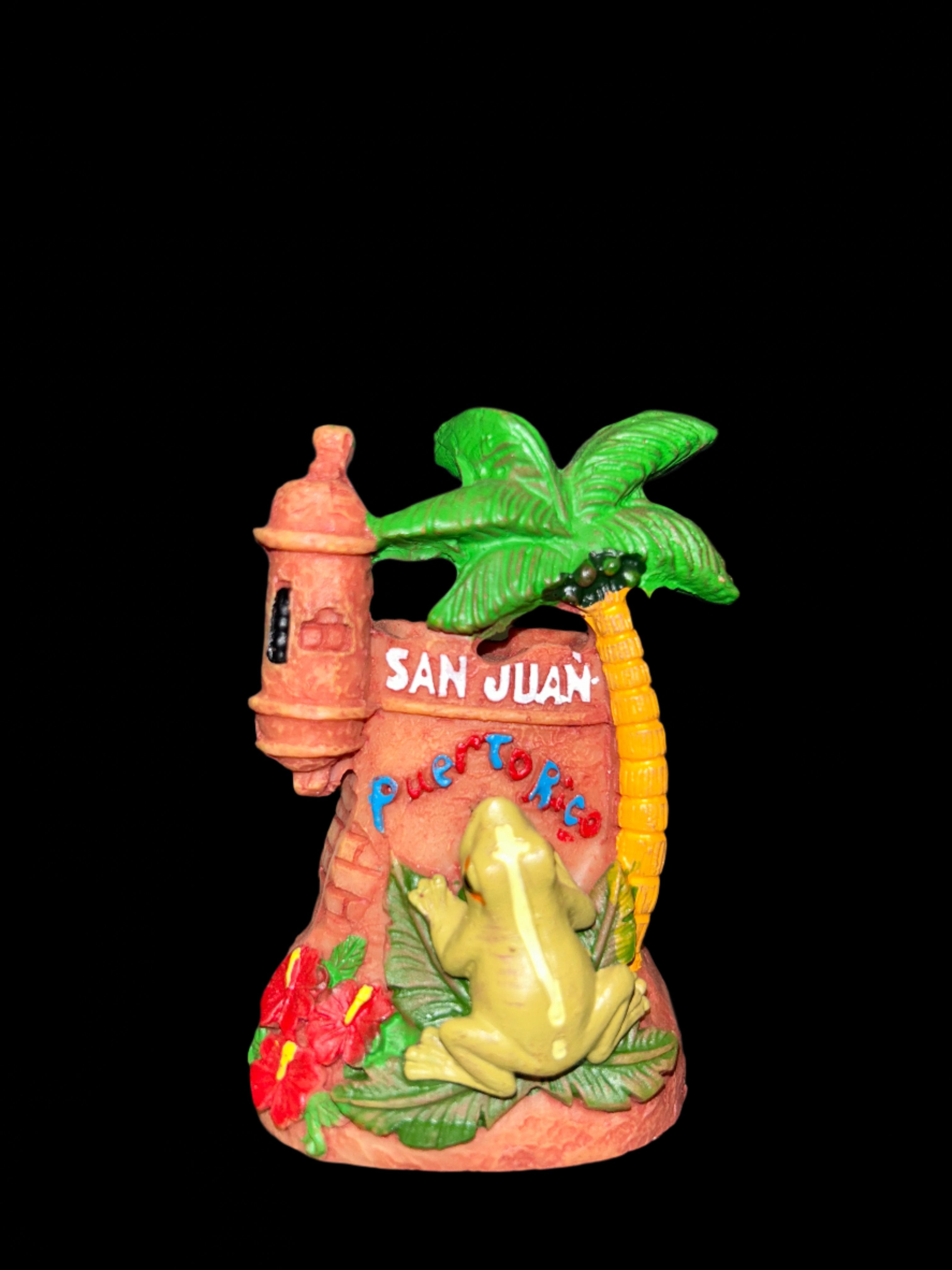 ANTIGUO SAN JUAN GARITA CON RECUERDO DE COQUI