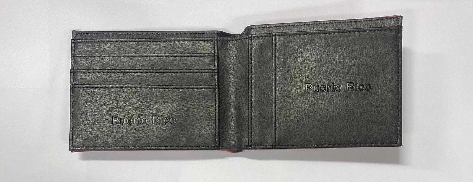 Cartera con bandera de Puerto Rico