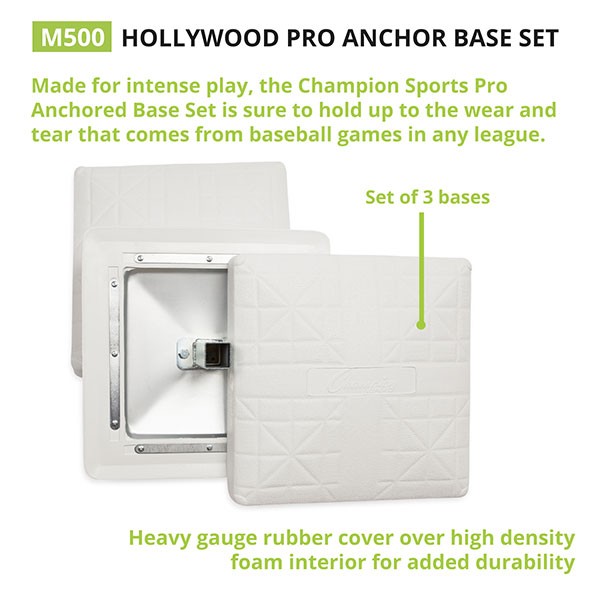 M500 PRO Baseball bases (SET de 3 bases)