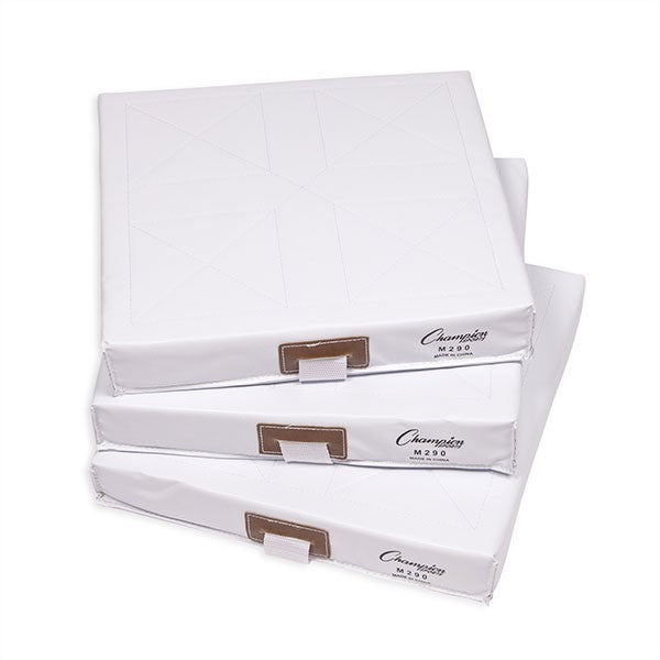 M290 BASE DE BASEBALL - FOAM FILLED QUILTED COVER BASE SET WITH 1 STRAP