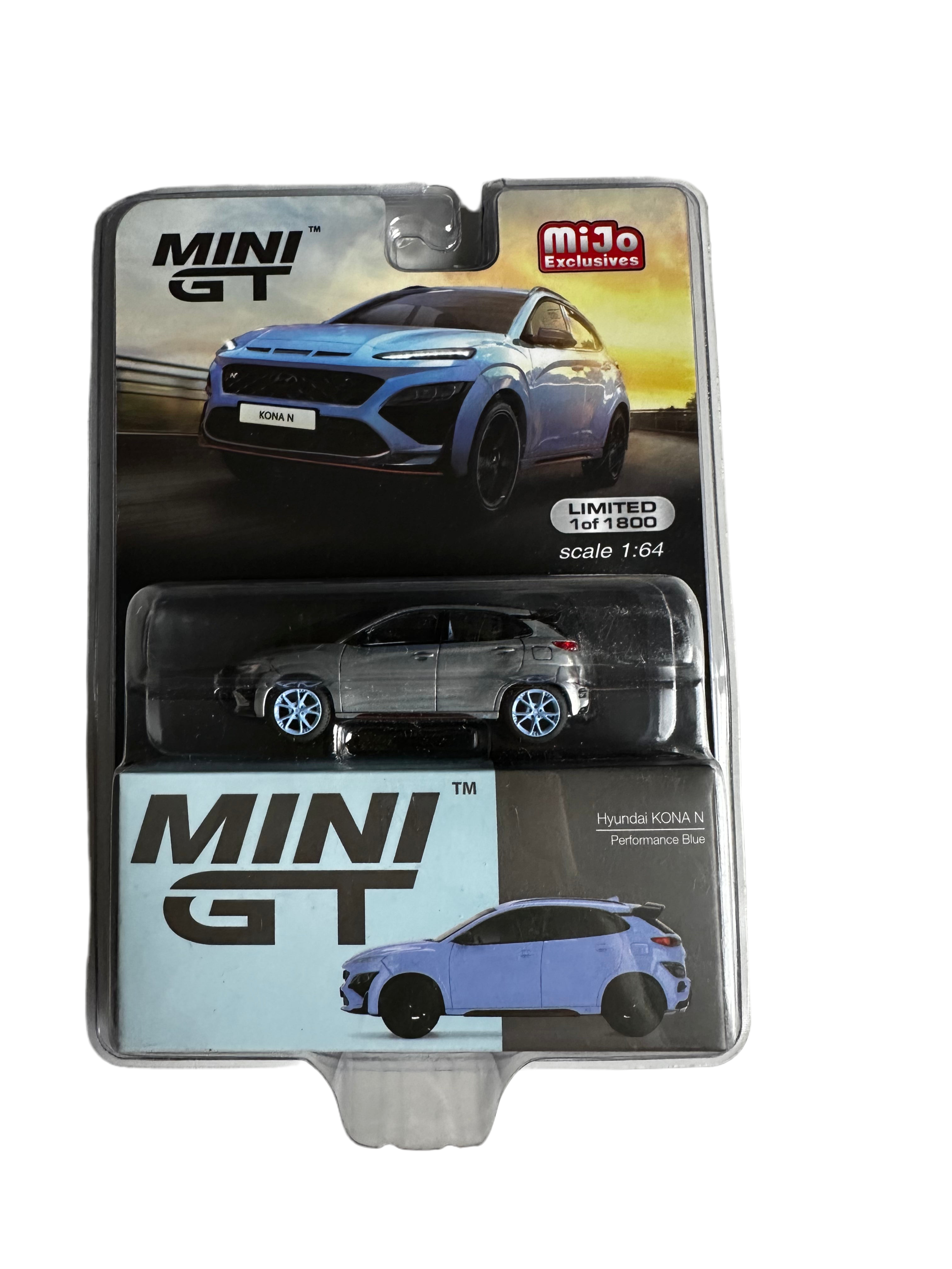 1/64 HYUNDAI KONA N (PERFORMANCE BLUE) “CHASE” (BLUE RIMS VARIATION)