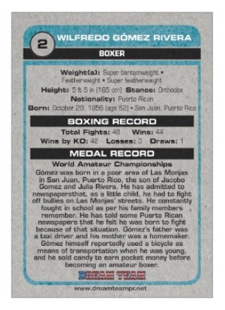 rjeta deportiva de Felix "Tito" Trinidad - EXCLUSIVA de Dream Team