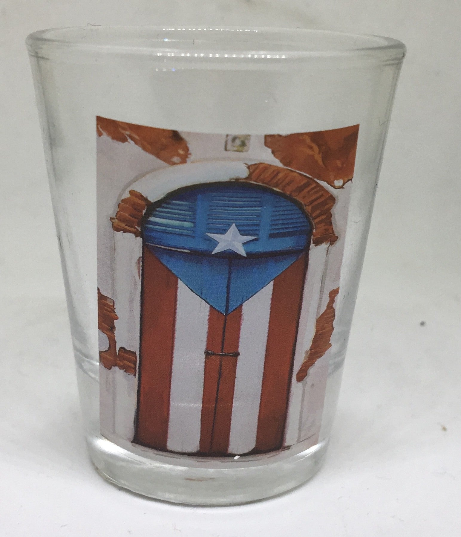 Shot glass de PR en stainless steel paisajes de playa