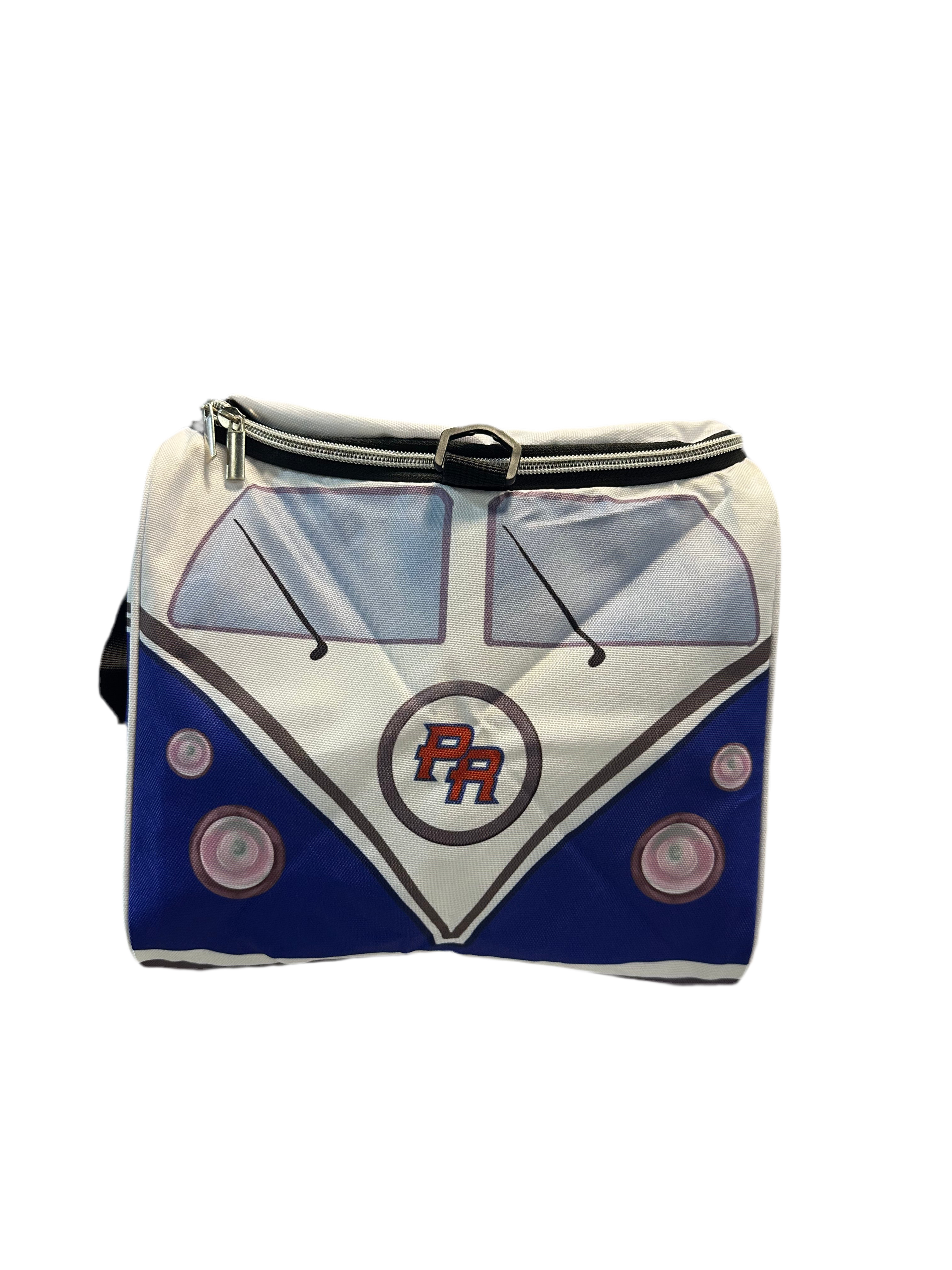 PUERTO RICO VW - VOLKSWAGEN INSULATED COOL-WARM THERMO PICNIC LUNCH BAG BOX FOR FOOD IN T1 BUS DESIGN (25 LITER/ 6.6 GALLONS).