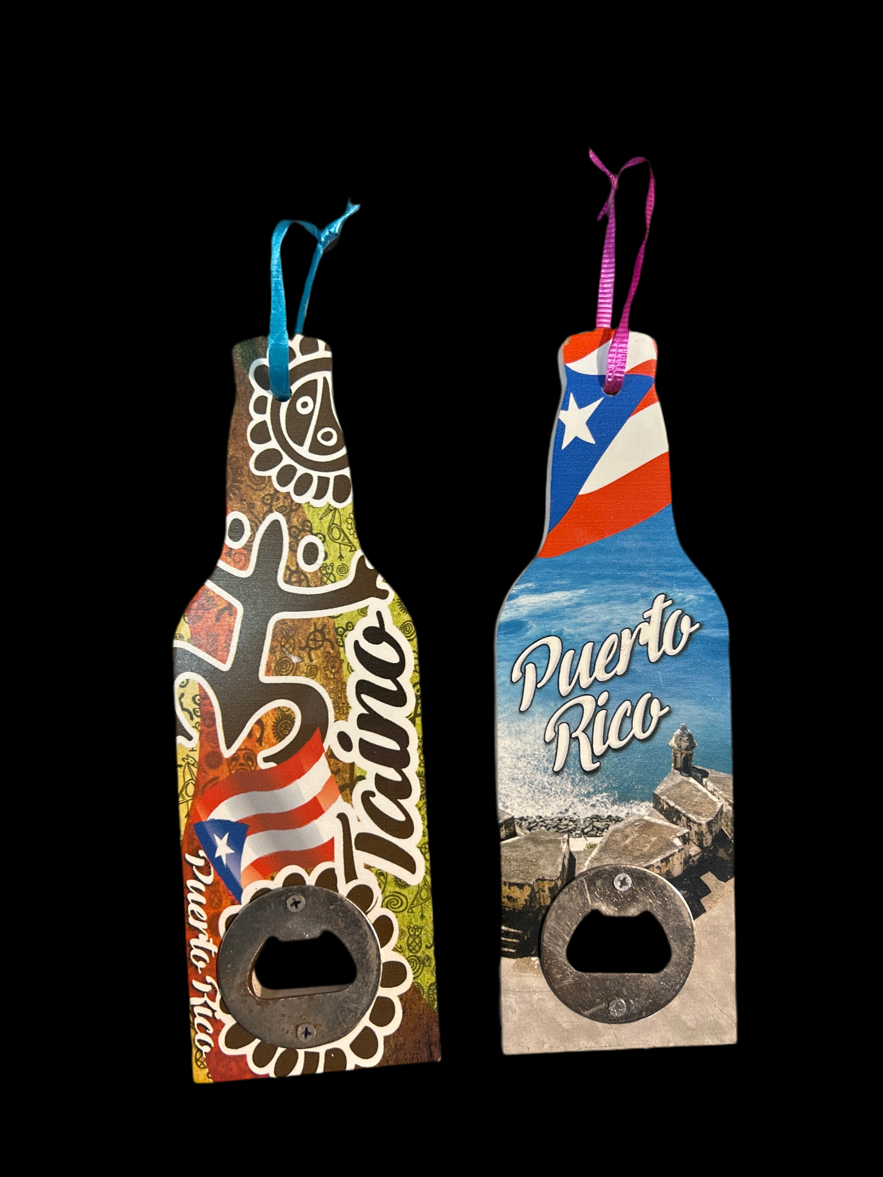 PUERTO RICO DESIGN WODDEN BOTTLE OPENER