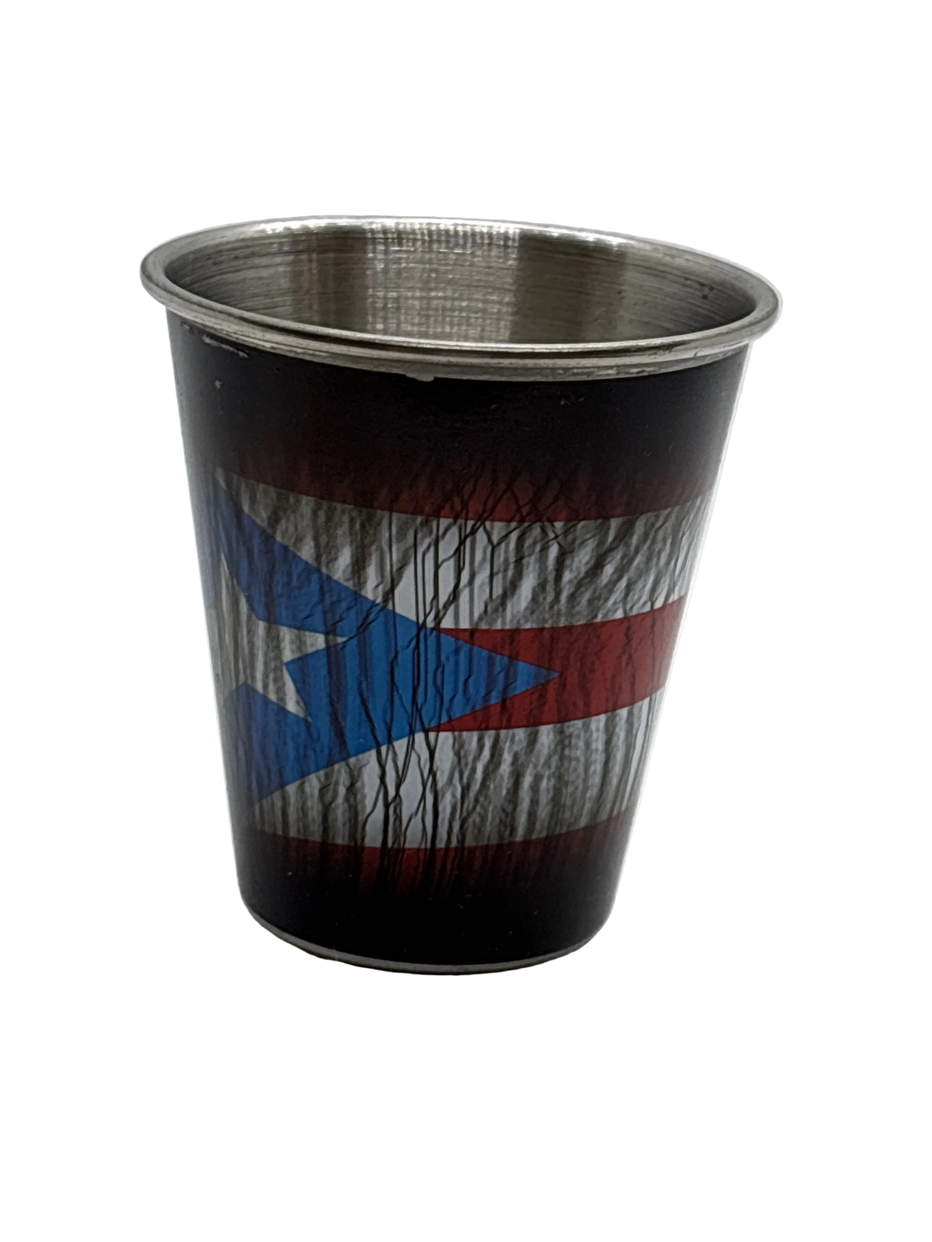 SHOT GLASS PUERTO RICO METAL - BANDERA
