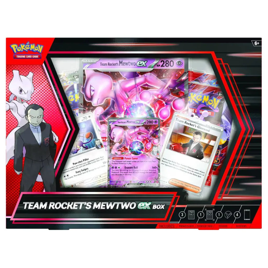 TEAM ROCKET'S MEWTOW EX BOX - POKEMON Dream Team Collectibles TEAM ROCKET'S MEWTOW EX BOX - POKEMON Dream Team Collectibles