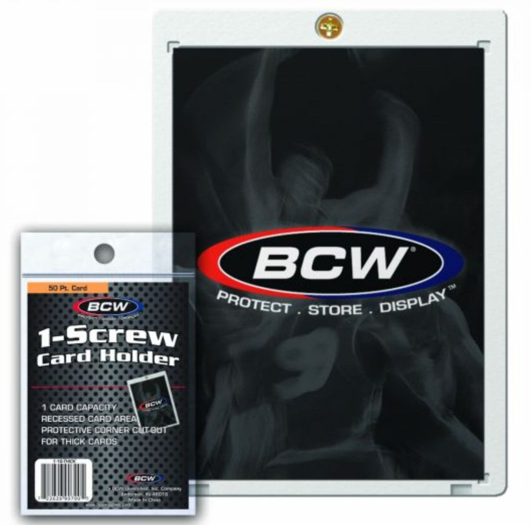 Mica de tornillo - 1-Screw Thick Card Holder - 50 PT.