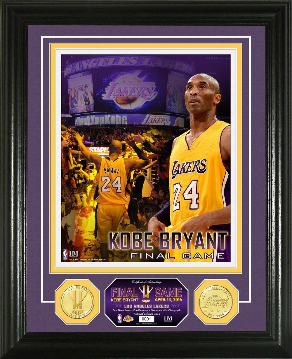 Cuadro de Kobe Bryant "Final Game" commemorative Bronze coin