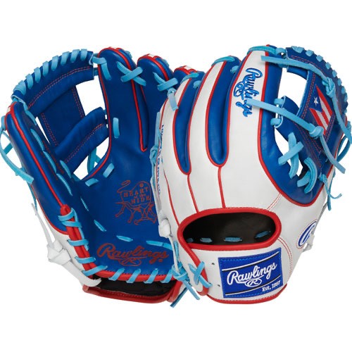 Guante de pelota con bandera de Puerto Rico