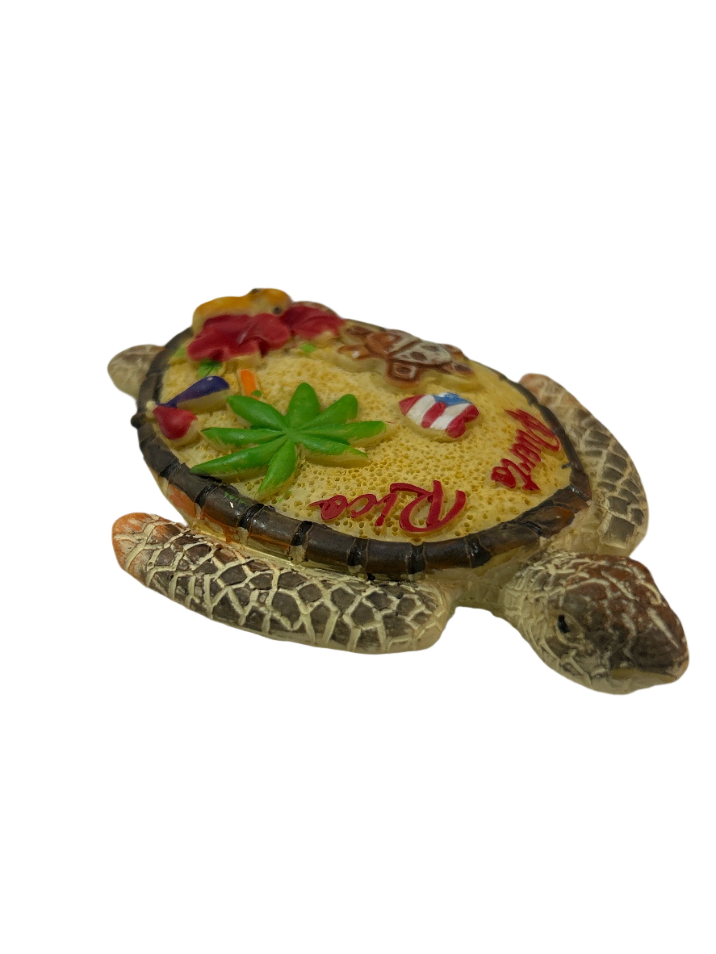 MAGNETO DE PUERTO RICO EN FORMA DE TORTUGA - PUERTO RICO TURTLE MAGNET