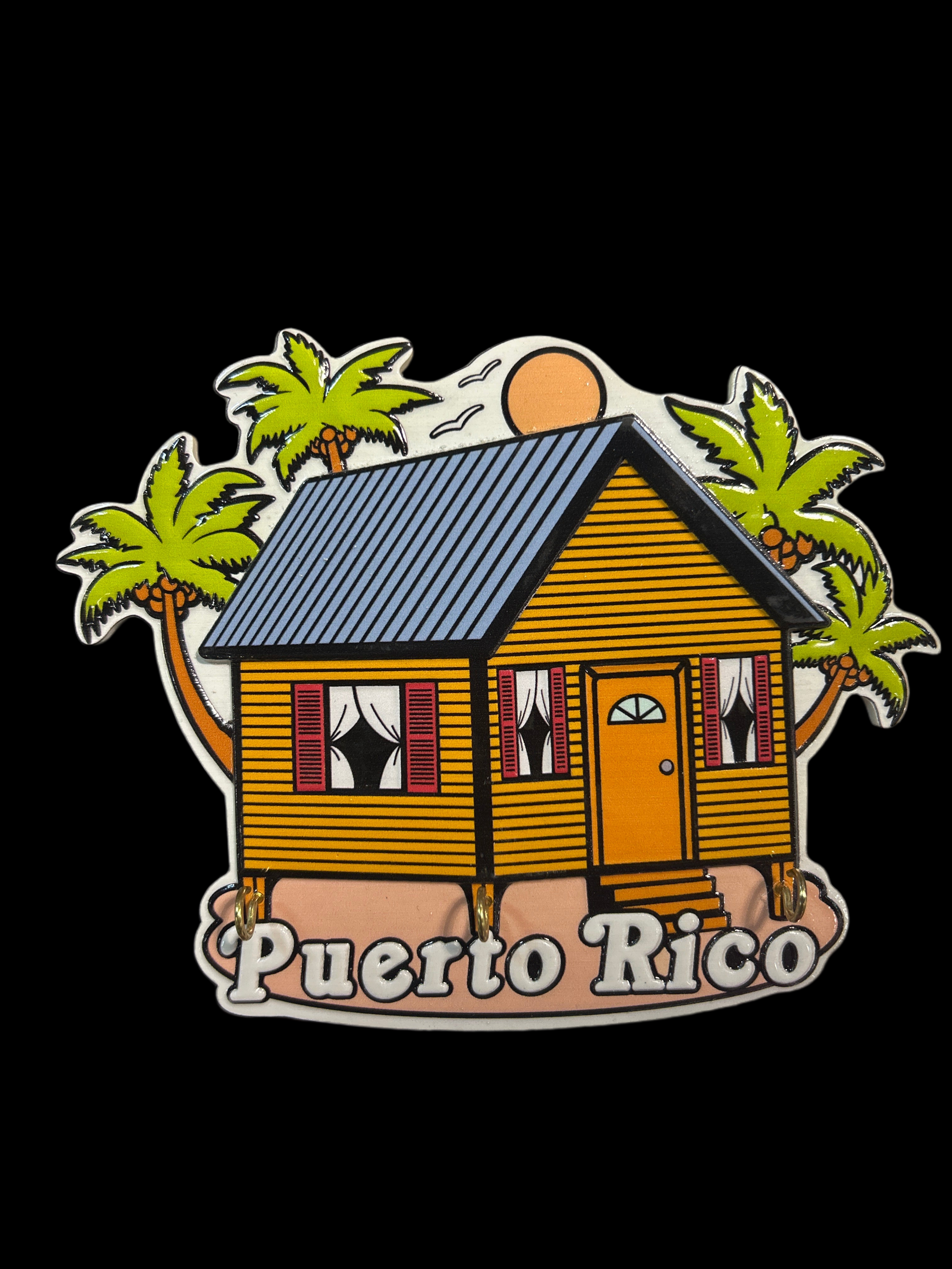 LLAVERO 7” CASITA DE CAMPO PUERTO RICO