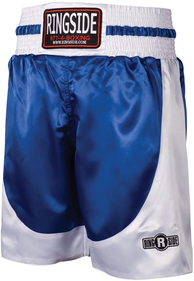 Pantalon de Boxeo Royal y Blanco / Boxing trunks Black & White PSTRBW