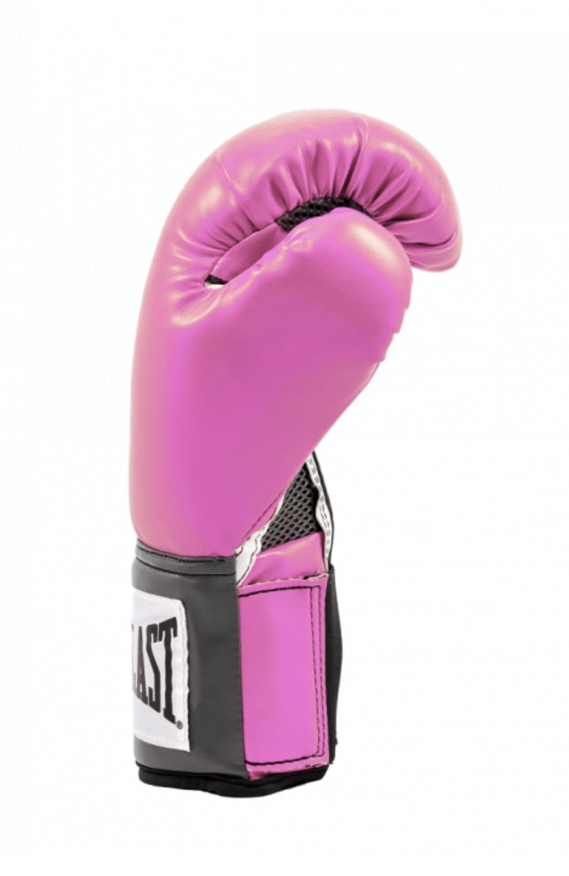 Guantes de boxeo para entrenamiento de Velcro 8oz Everlast Pink