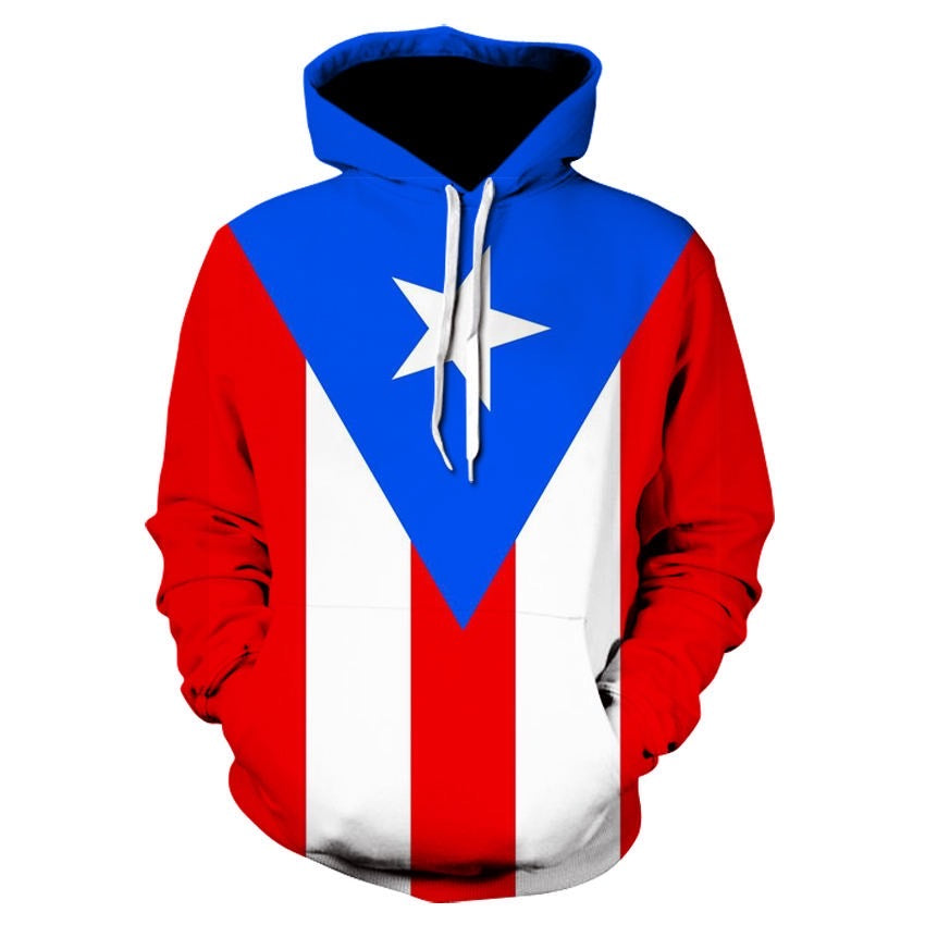 Sudadera con capucha de PR.