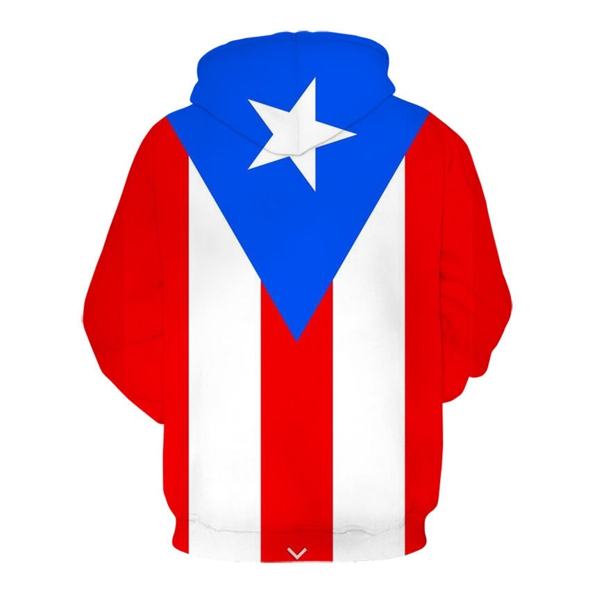 Sudadera con capucha de PR.