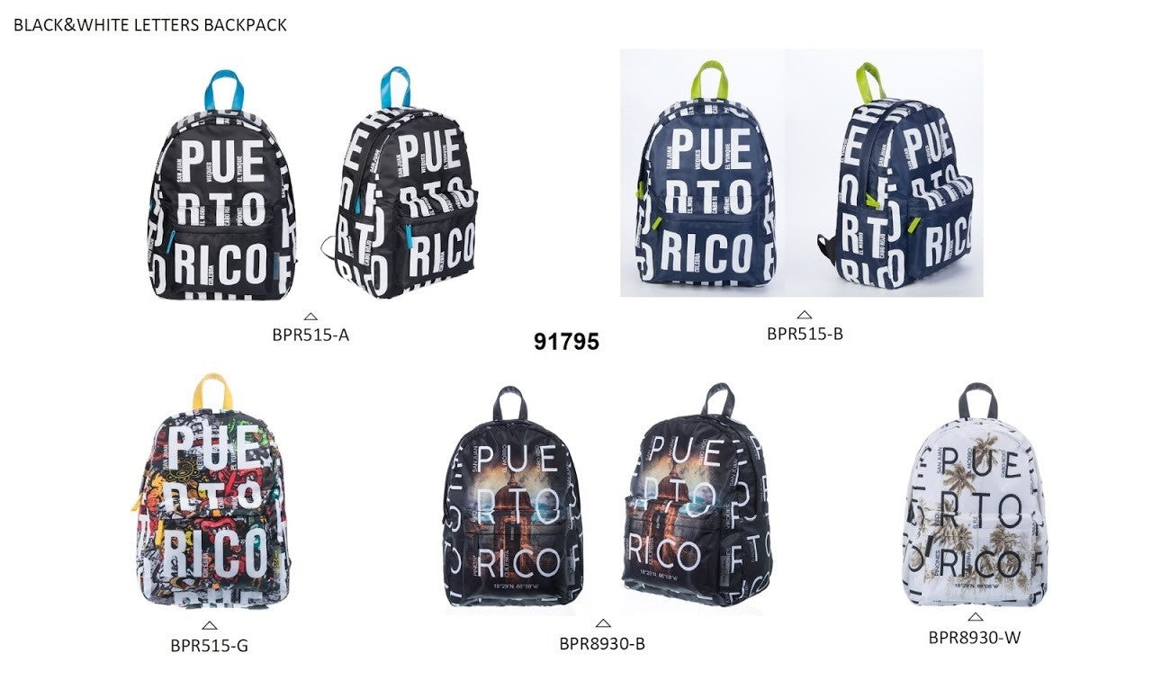 Puerto Rico Back Pack - BPR515