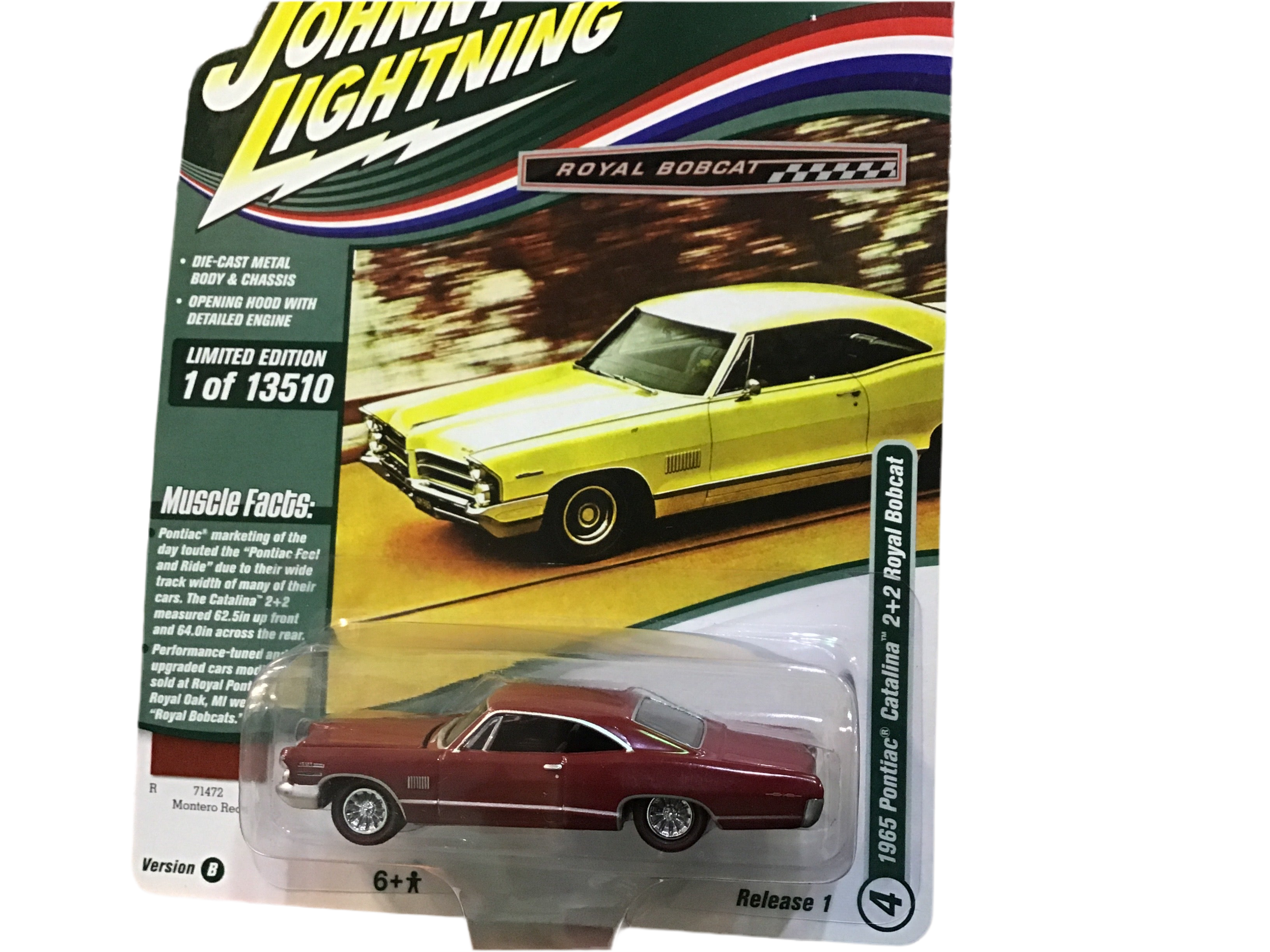 1/64 -1965 PONTIAC CATALINA 2+2 ROYAL BOBCAT