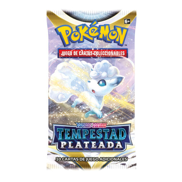 PAQUETE DE AMPLIACIÓN PLATEADA DE TEMPESTAD VIOLET Y ESCARLATA DE POKEMON. (VERSIÓN EN ESPAÑOL).