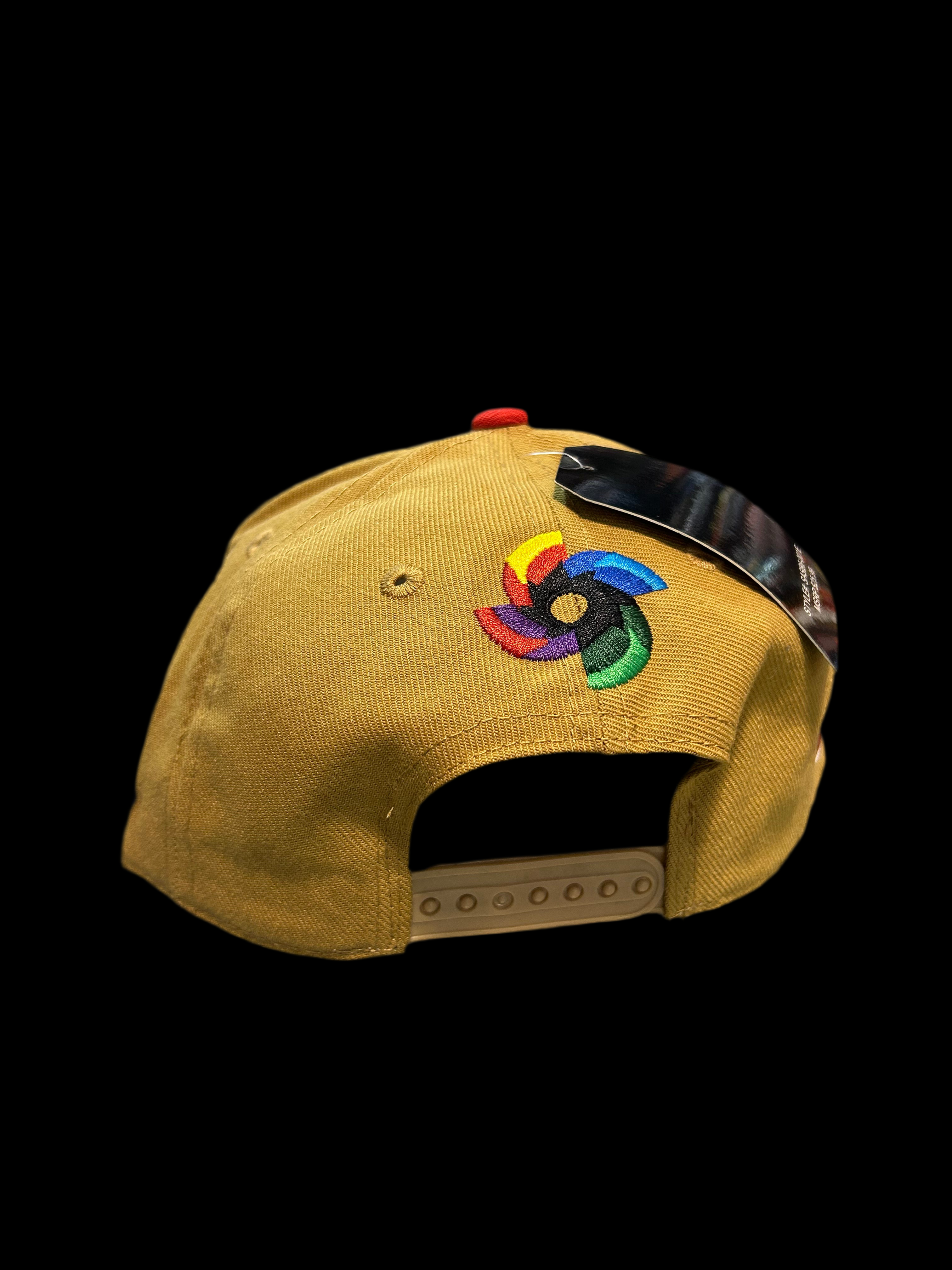 GORRA DE PUERTO RICO ROJA-Y BEIGE- PUERTO RICO RED & BEIGE CAP