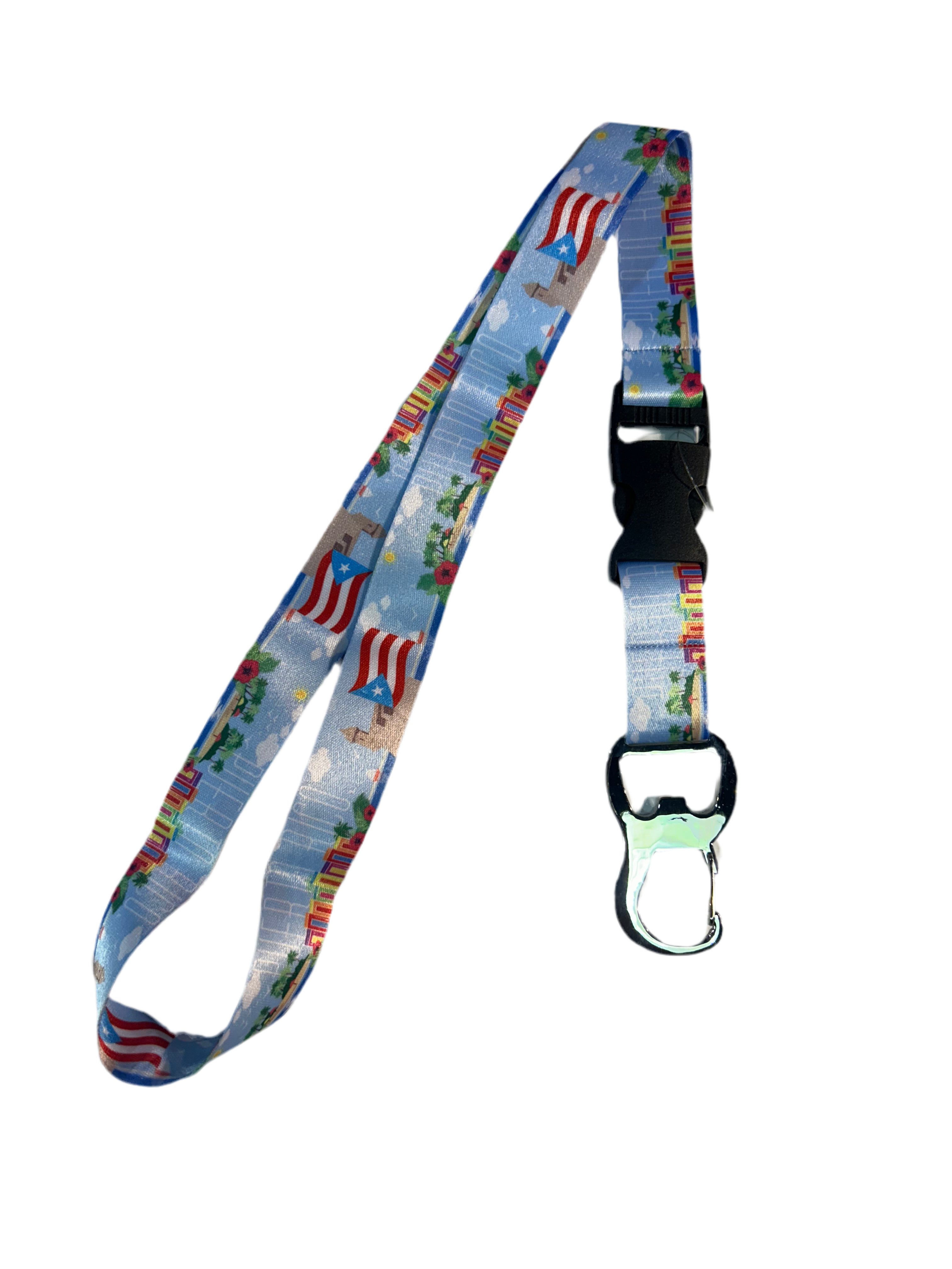 LA PERLA PUERTO RICO LANYARD W/BOTTLE OPENER