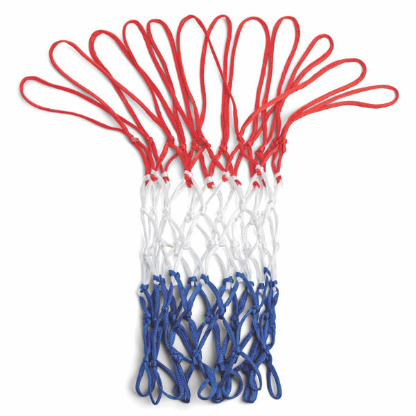 MALLA PARA CANASTO DE BALONCESTO - 4 MM PRO BASKETBALL NET, RED/WHITE/BLUE