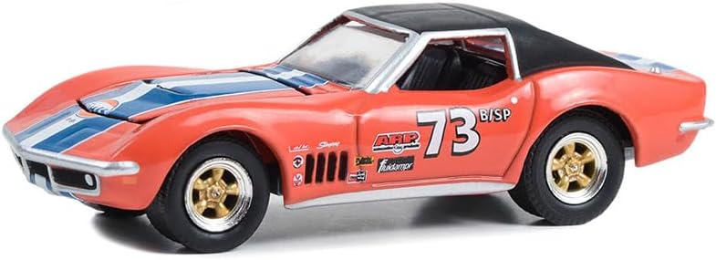 1/64 1969 CHEVROLET CORVETTE #73 ORANGE - GULF (SPECIAL EDITION)