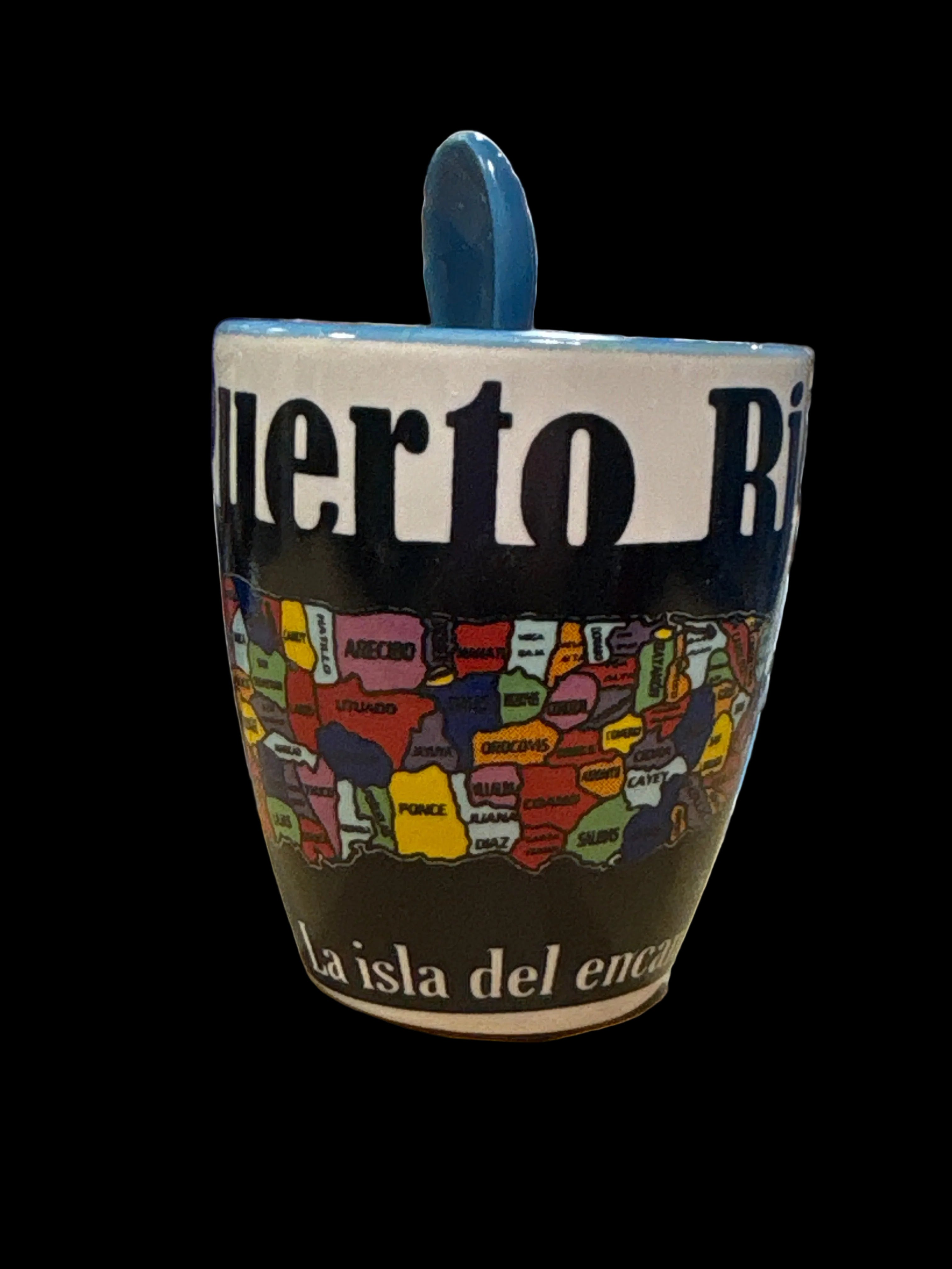 TAZAS PEQUEÑAS CON MAPA PR