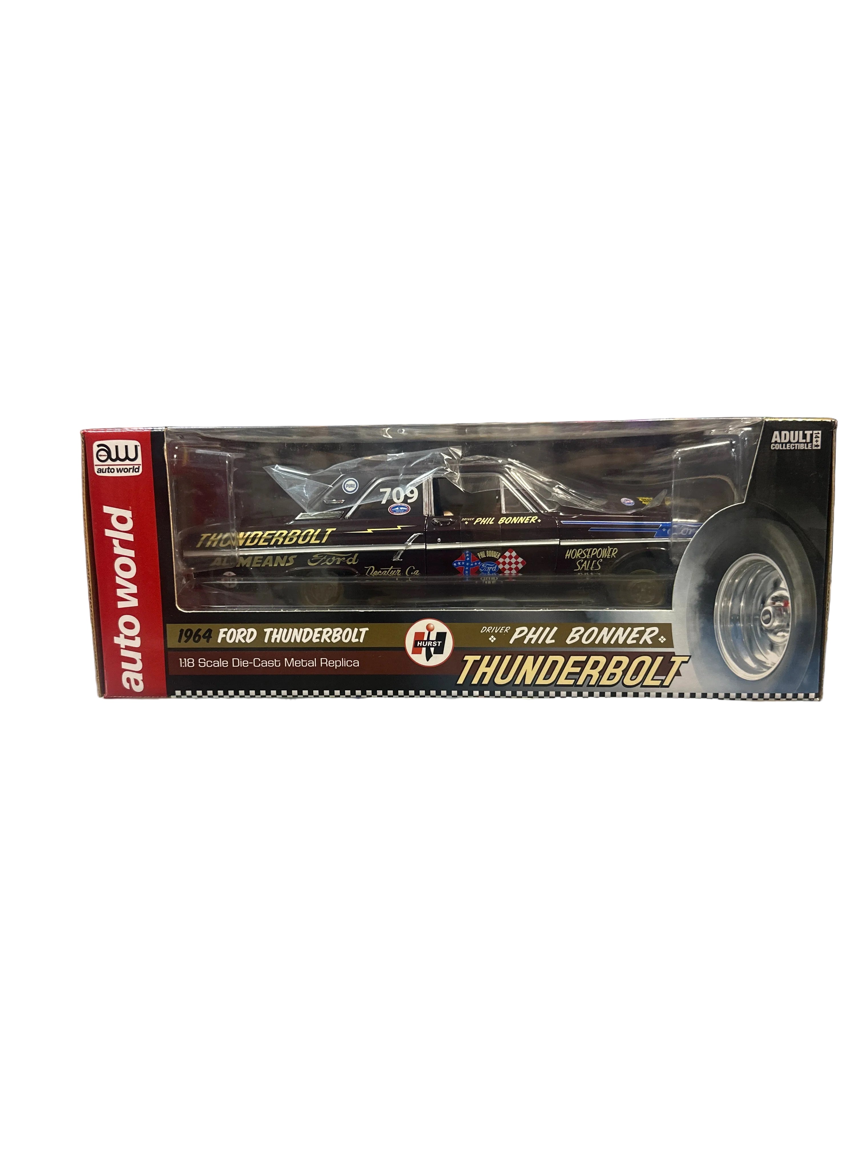 1/18 1964 FORD THUNDERBOLT DRIVER PHIL BONNER